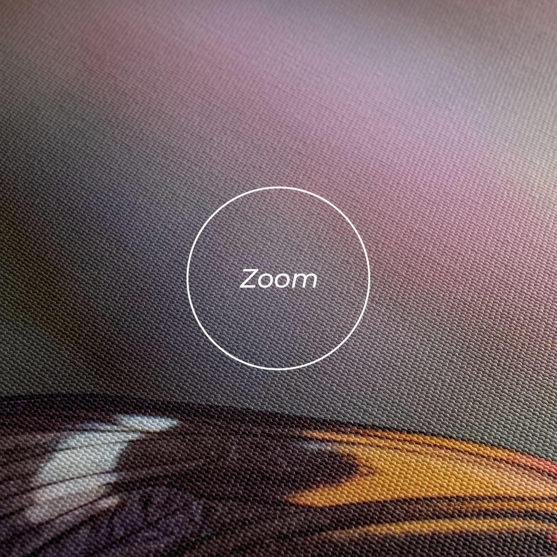 Leinwandbild Dark Purple Butterfly mockup 3