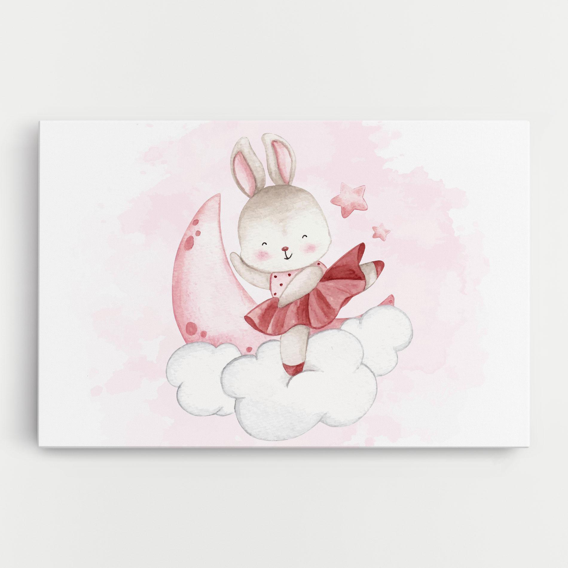 Leinwandbild Ballerina Rabbit mockup 0