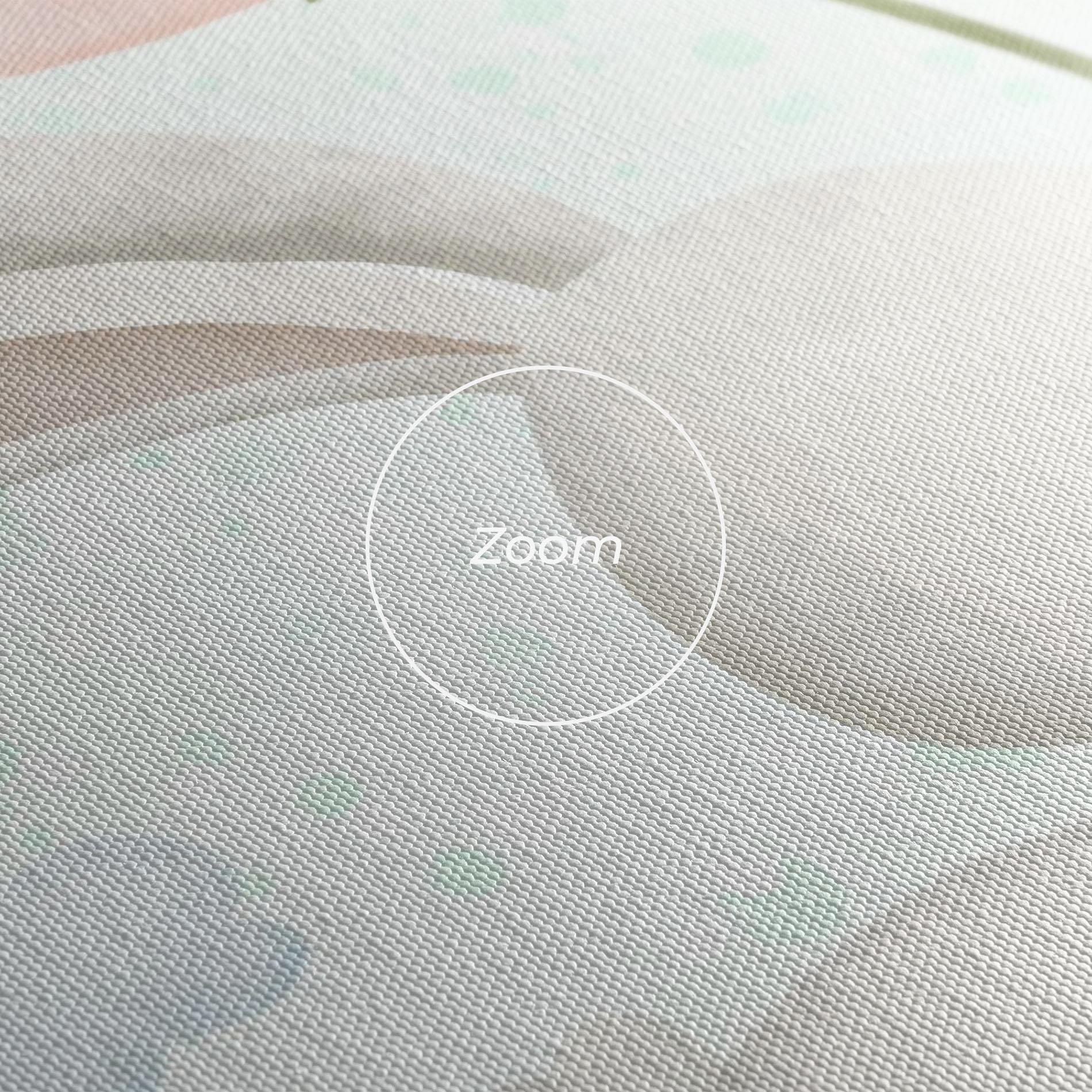 Leinwandbild Spring Flower Bunny mockup 3