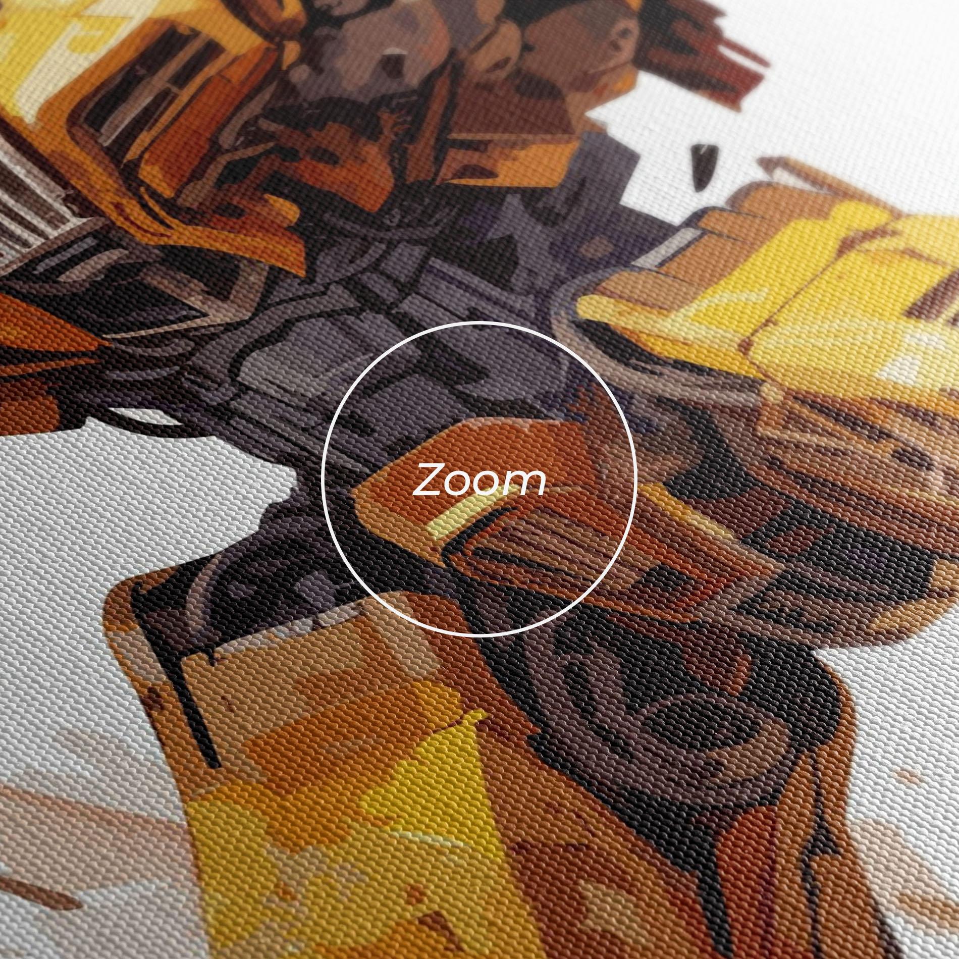 Leinwandbild Battle Machine mockup 3