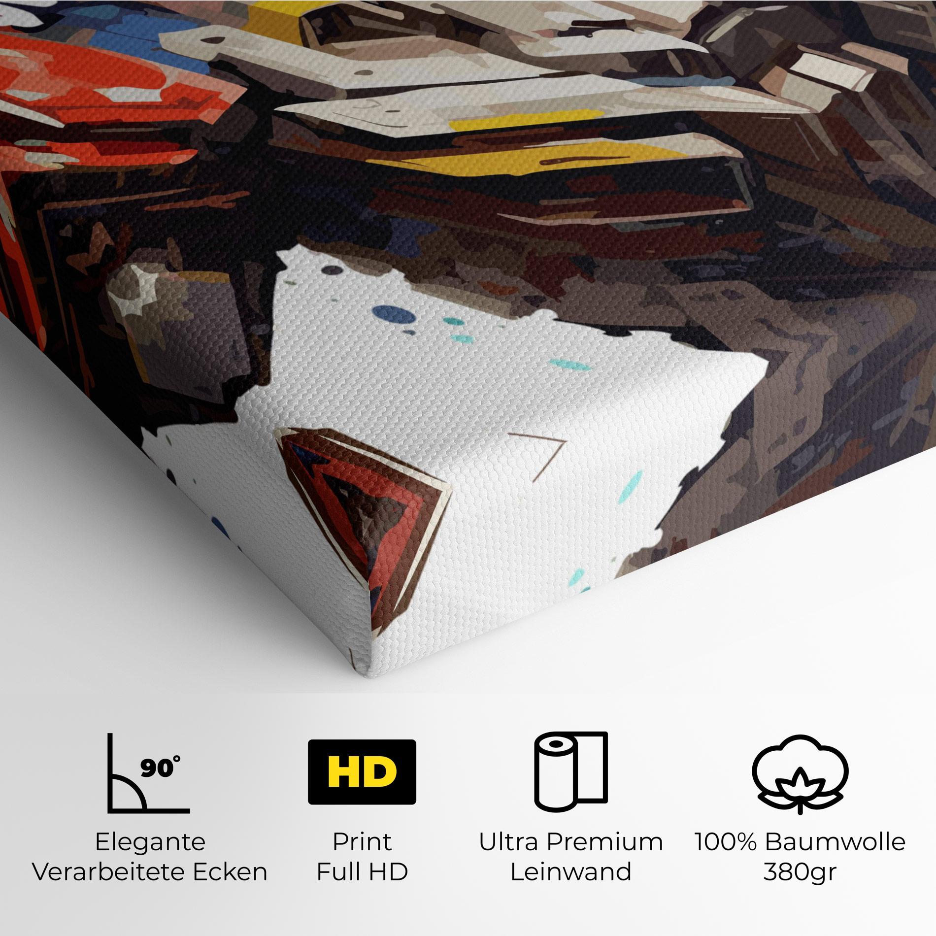 Leinwandbild Transformers Splash mockup 4
