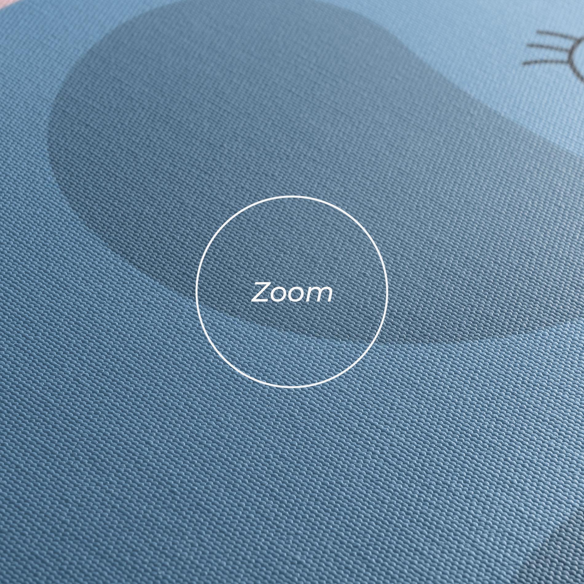 Leinwandbild Leaf Cute Elephant mockup 3