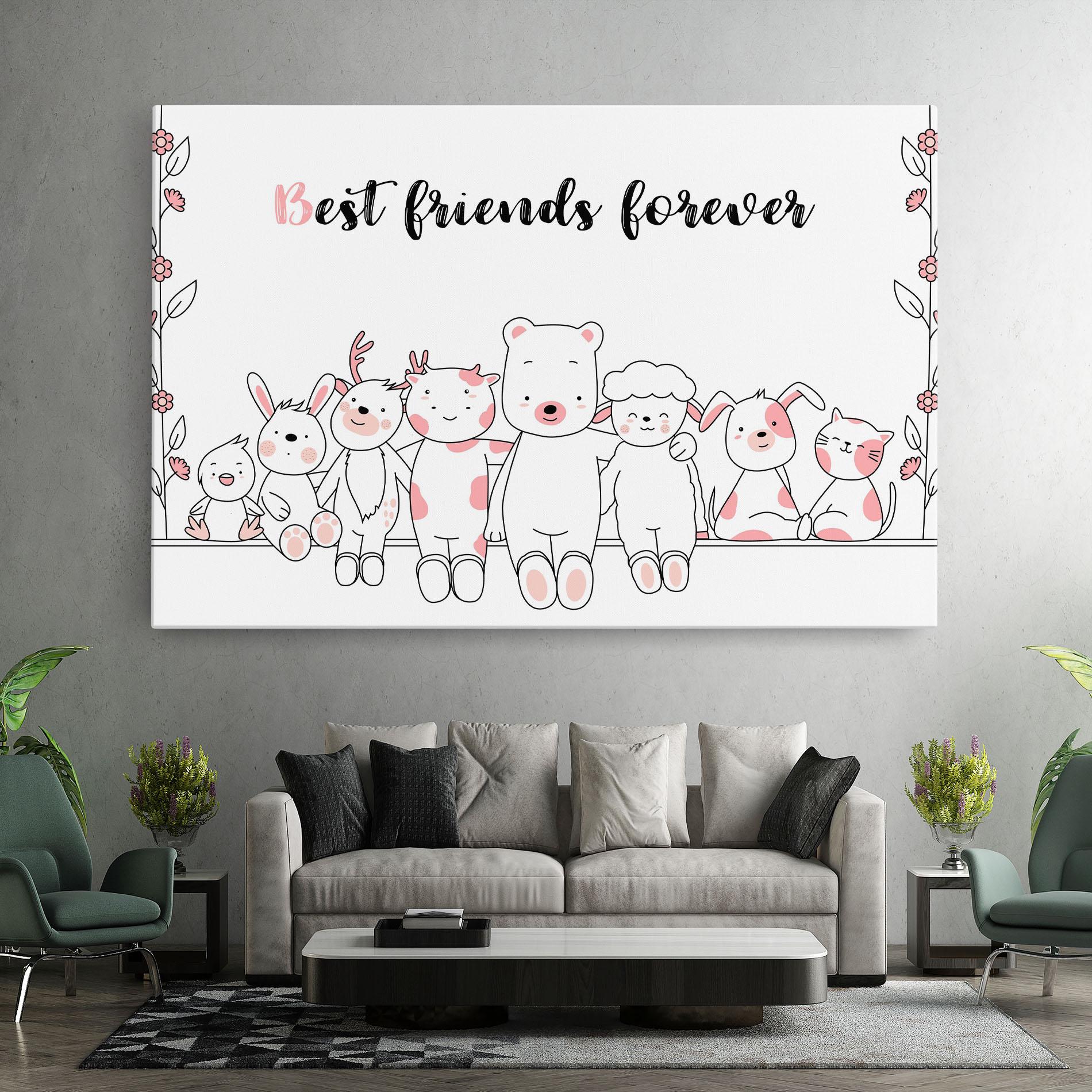 Leinwandbild Friends Forever mockup 7