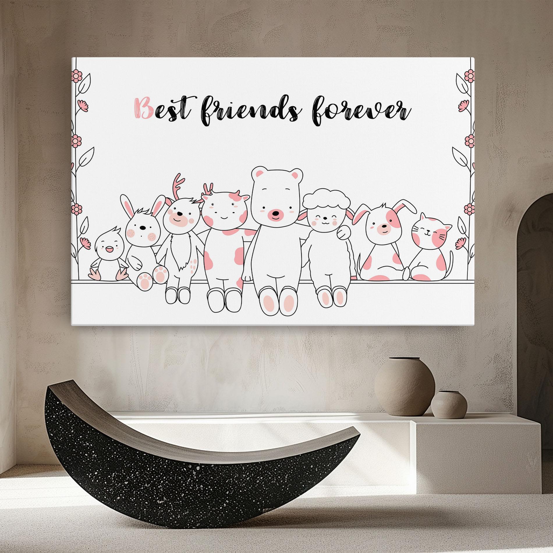Leinwandbild Friends Forever mockup 8