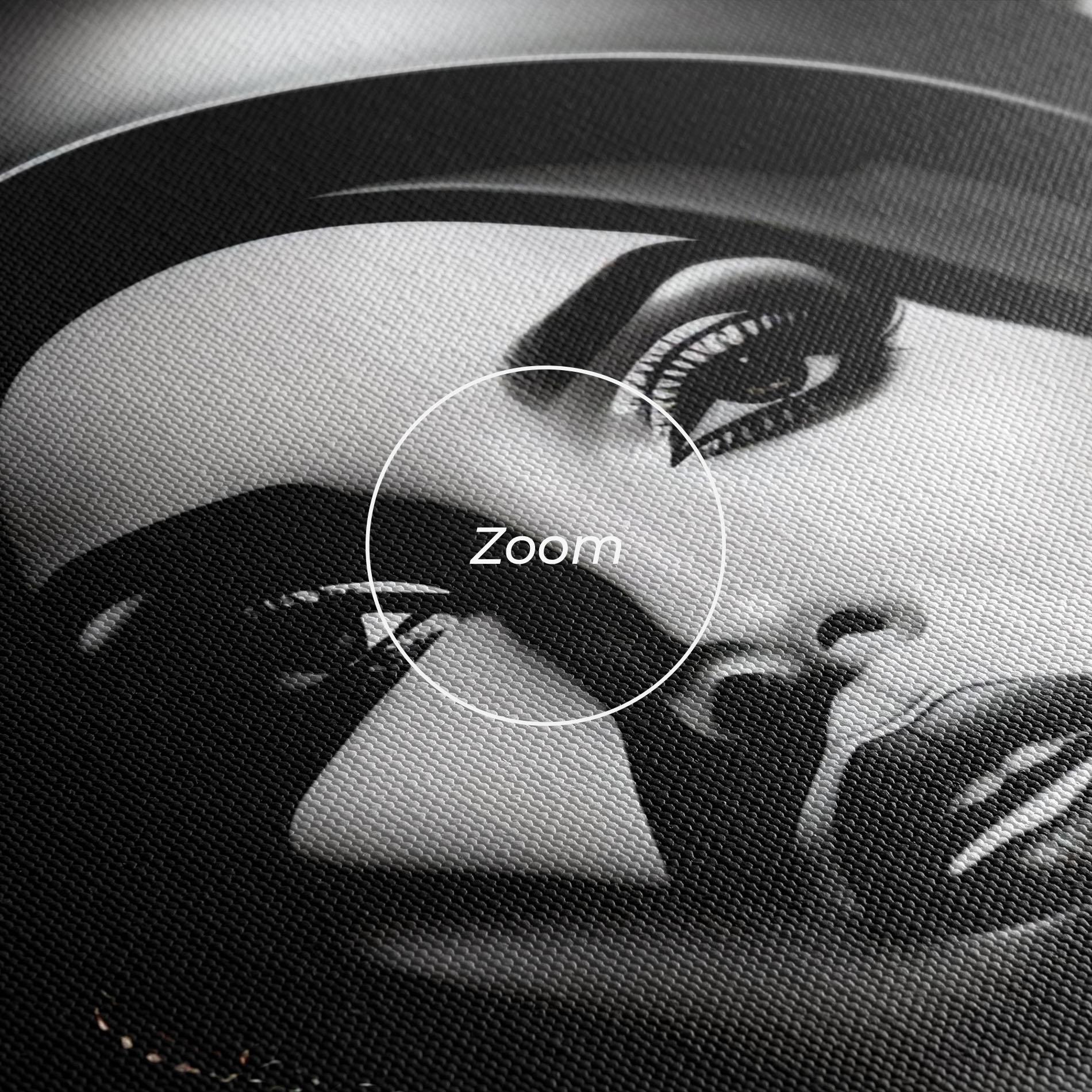 Leinwandbild Big Black Hat mockup 3