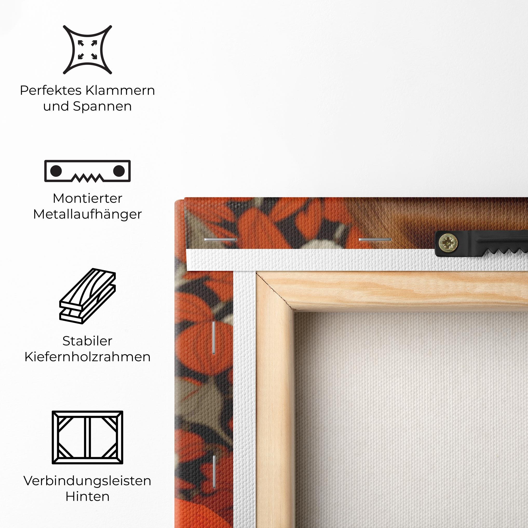 Leinwandbild Orange Blouse Woman mockup 5