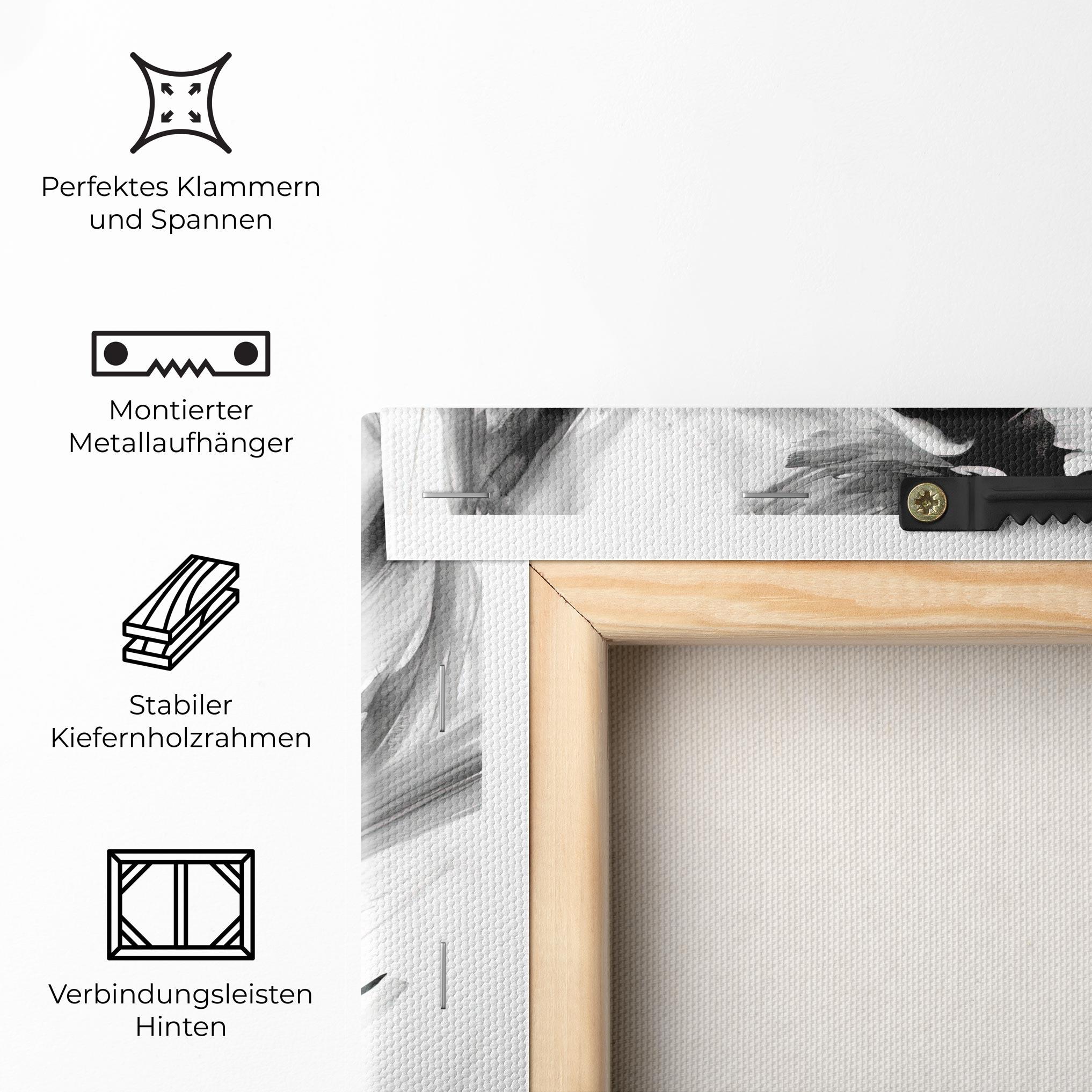 Leinwandbild Dancing Woman Drawn mockup 5