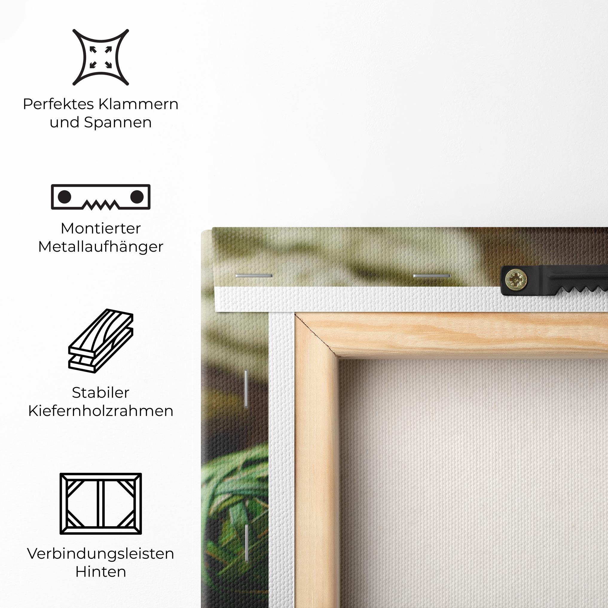 Leinwandbild Green Candles Spa mockup 5