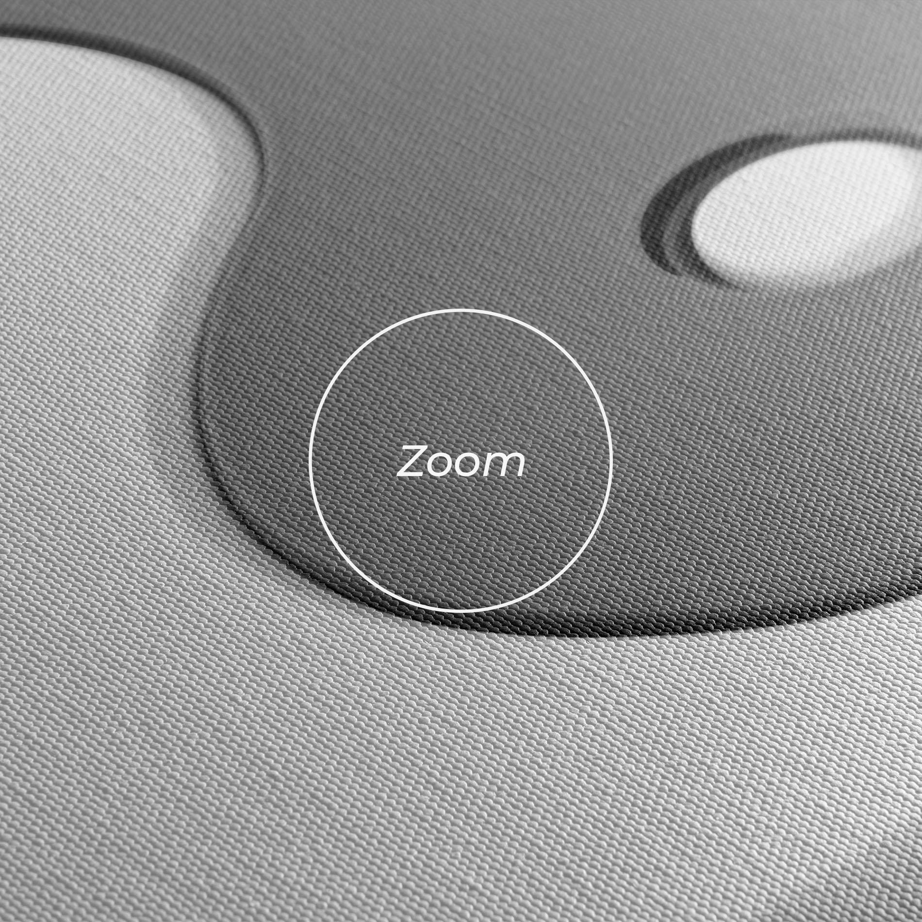 Leinwandbild 3d Yinyang mockup 3