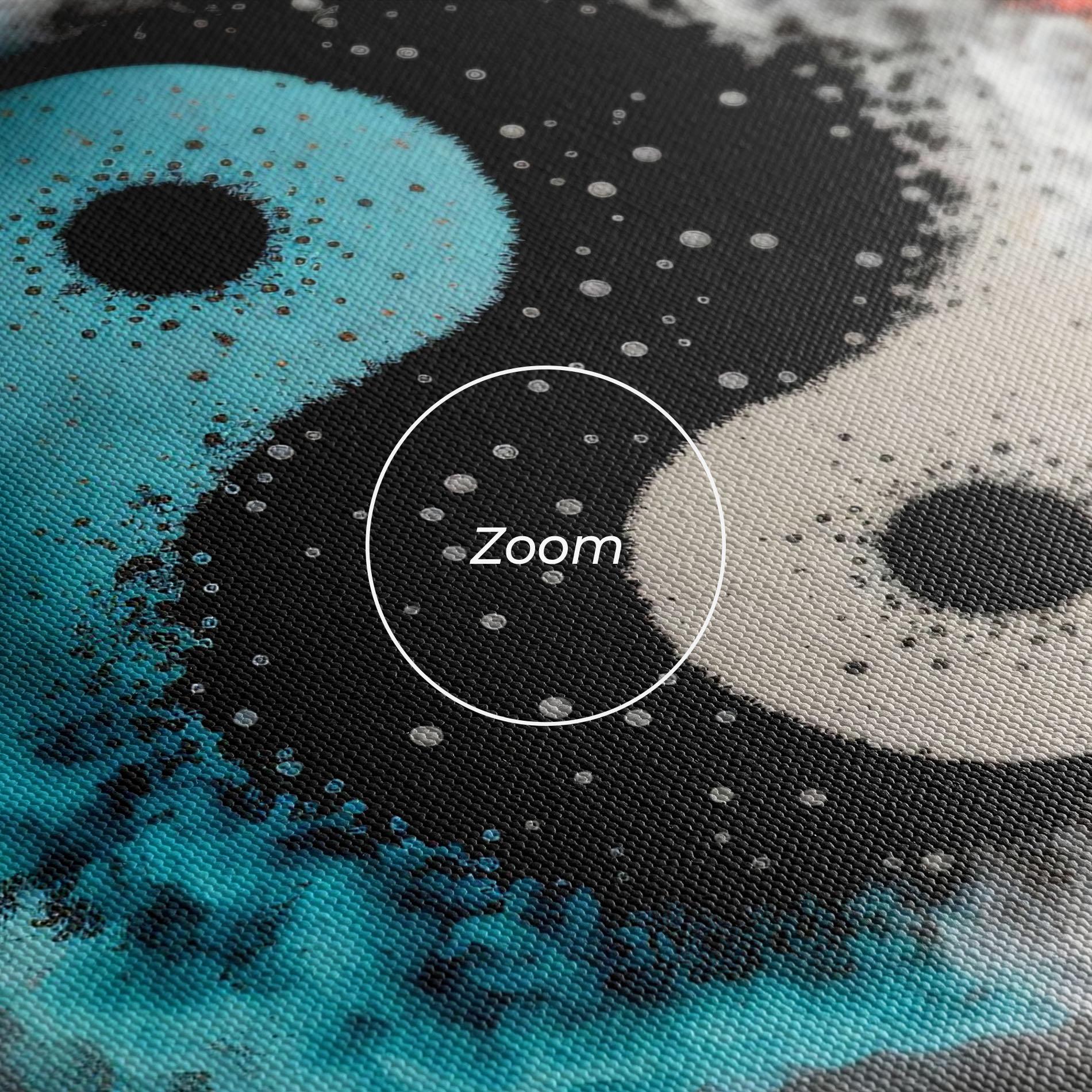 Leinwandbild Blue Smoke Yinuang mockup 3