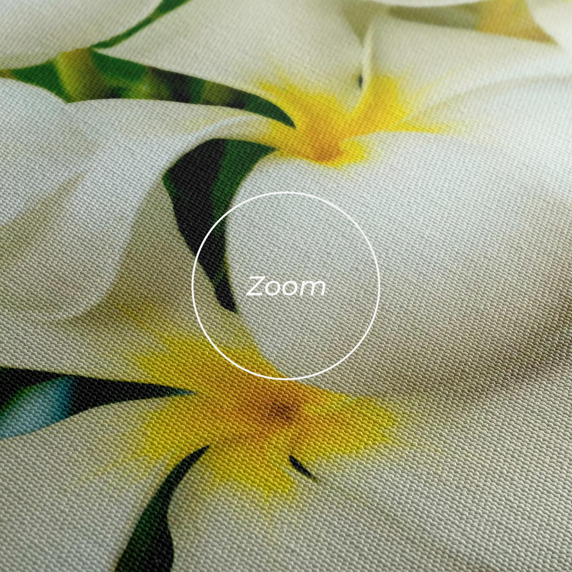 Leinwandbild Beautiful White Exotic mockup 3