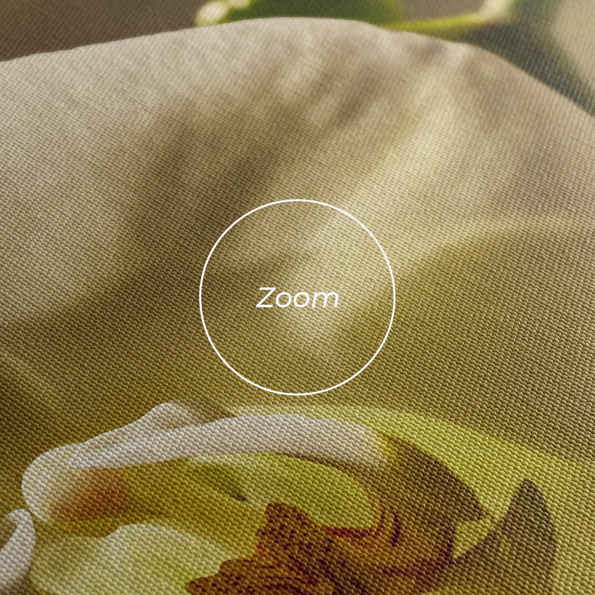 Leinwandbild Pastel Yellow Orchid In Garden mockup 3