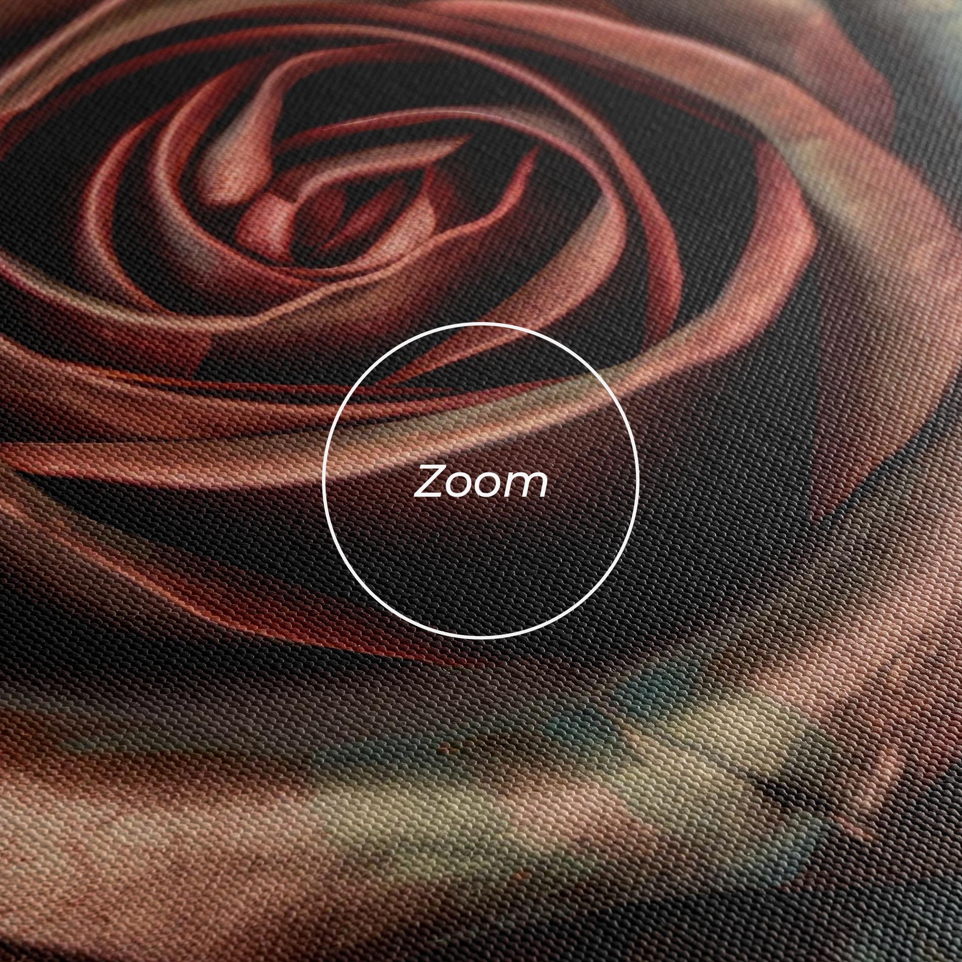 Leinwandbild Exotic Blue Rose mockup 3