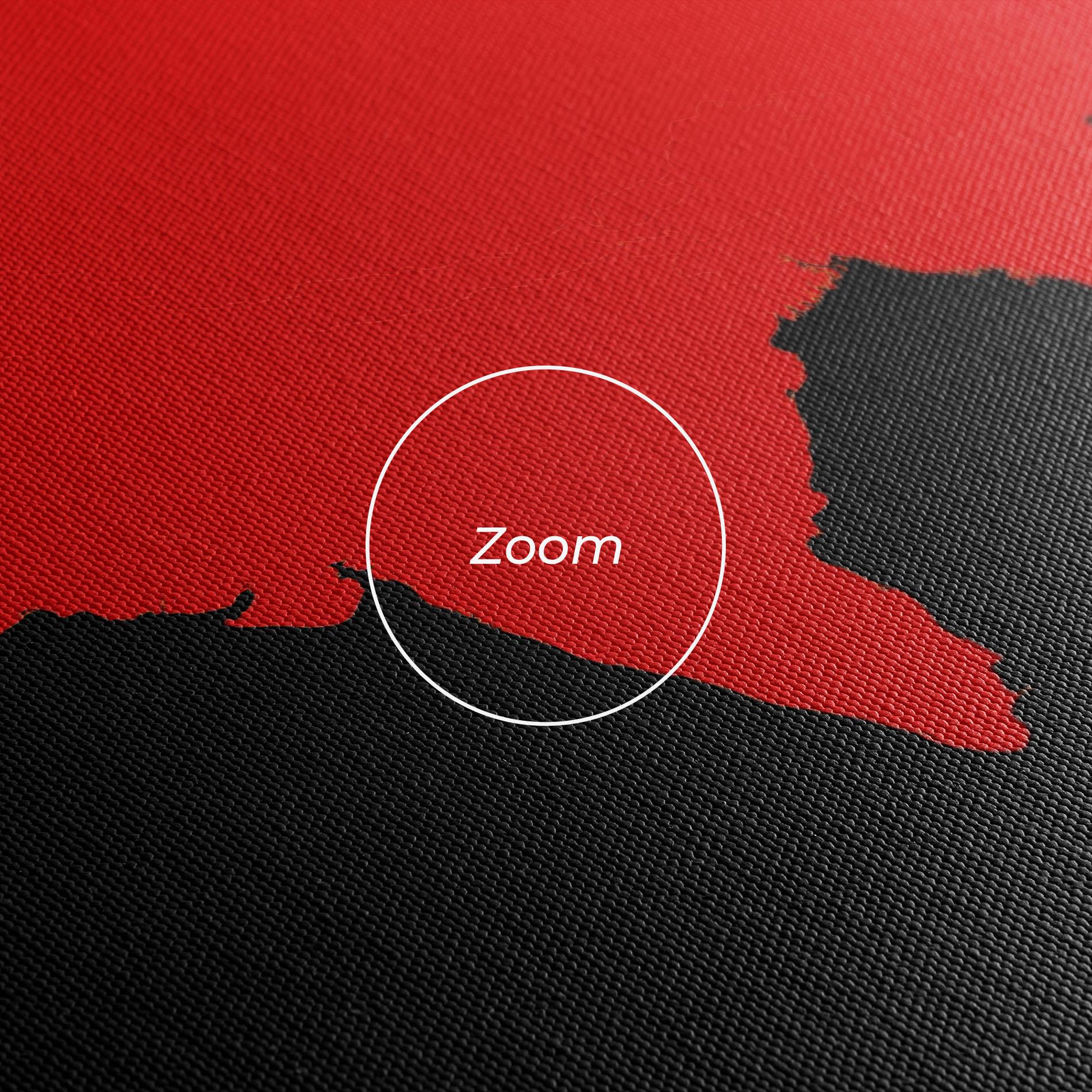 Leinwandbild Asia Map mockup 3