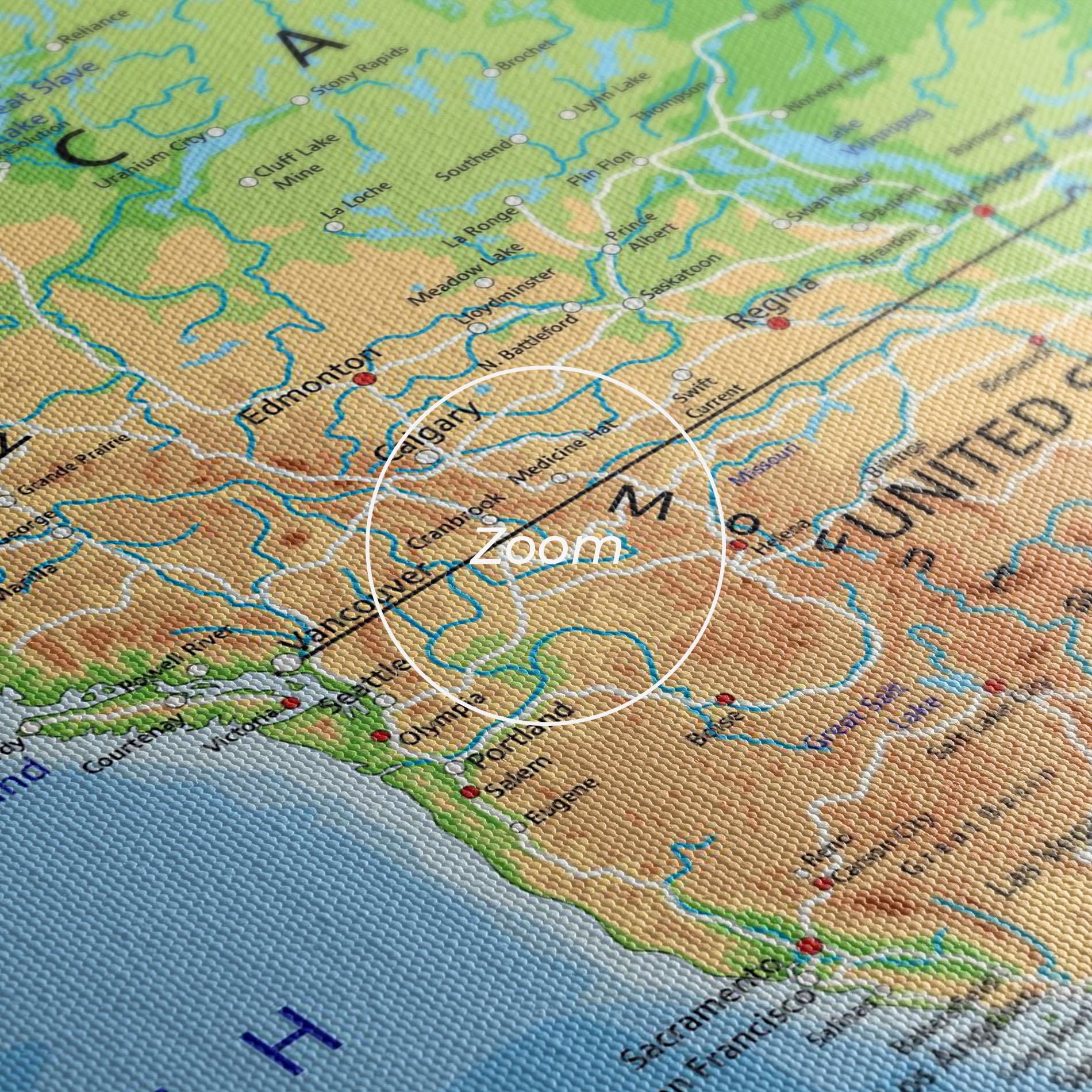 Leinwandbild Canada mockup 3