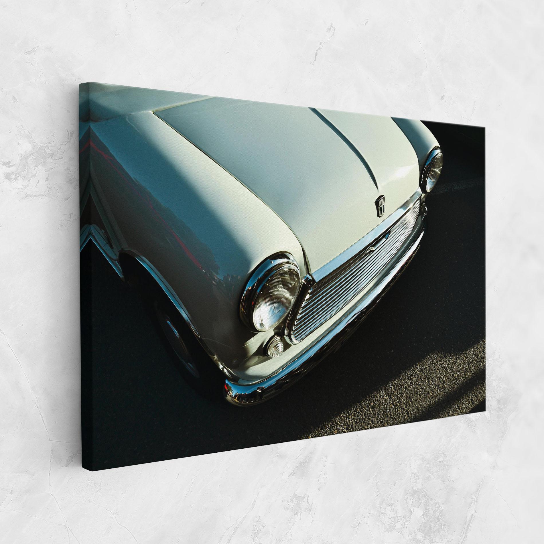 Leinwandbild Light Blue Car mockup 1
