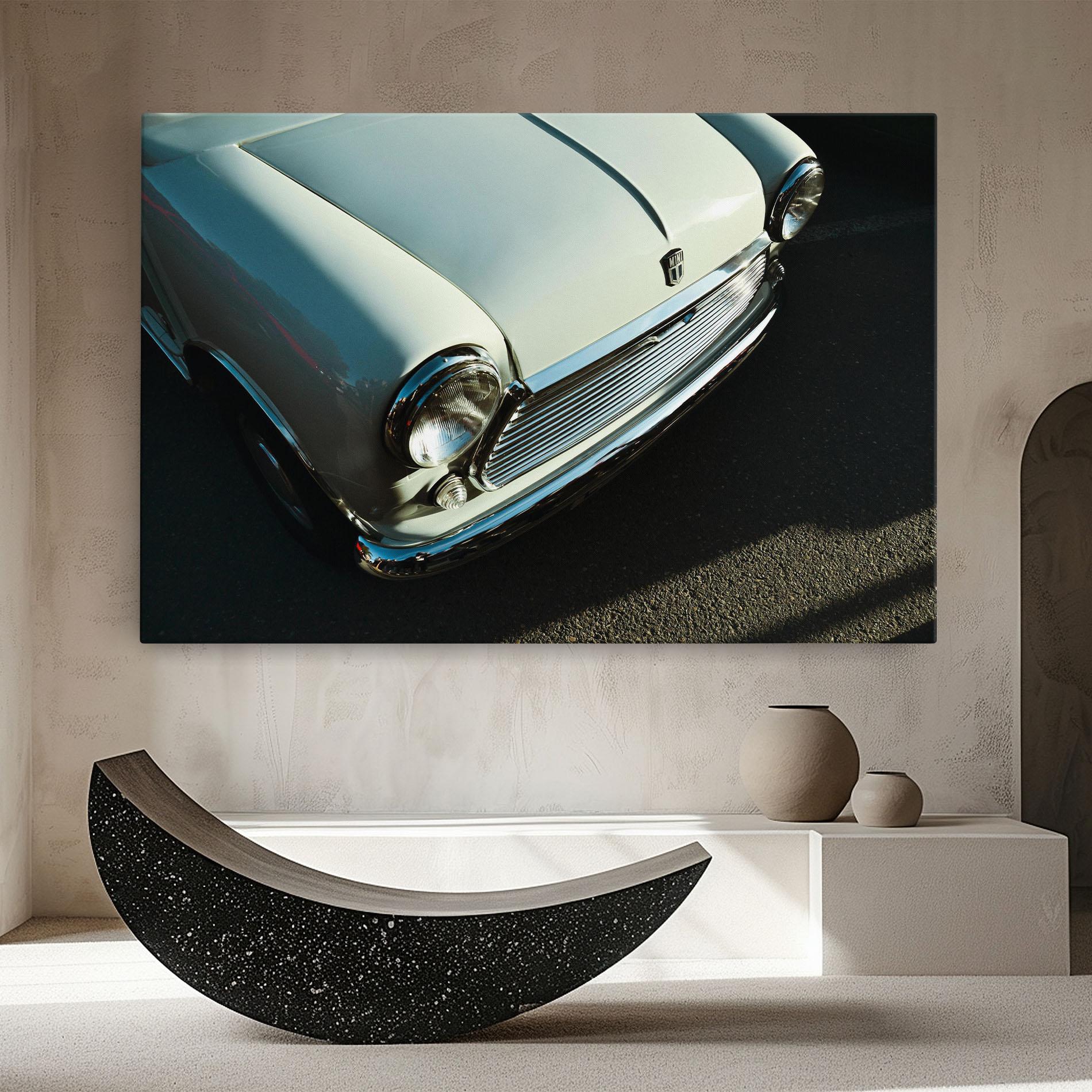 Leinwandbild Light Blue Car mockup 8