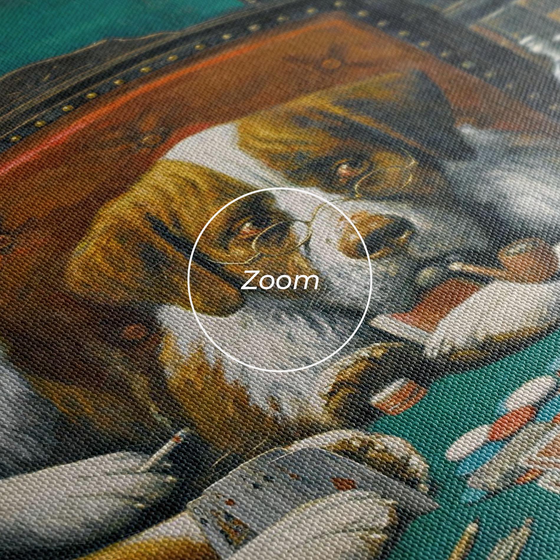 Leinwandbild Poker Game mockup 3