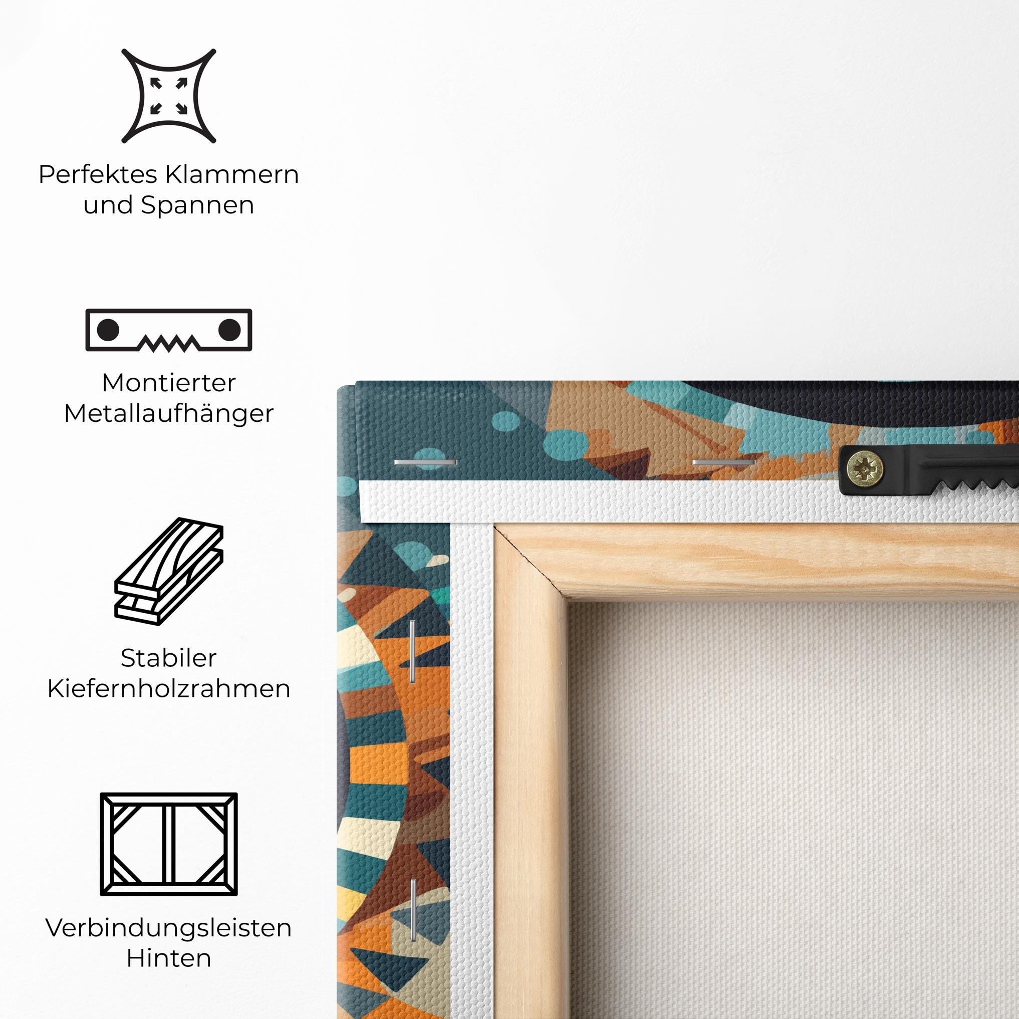 Leinwandbild African Colorful Child mockup 5