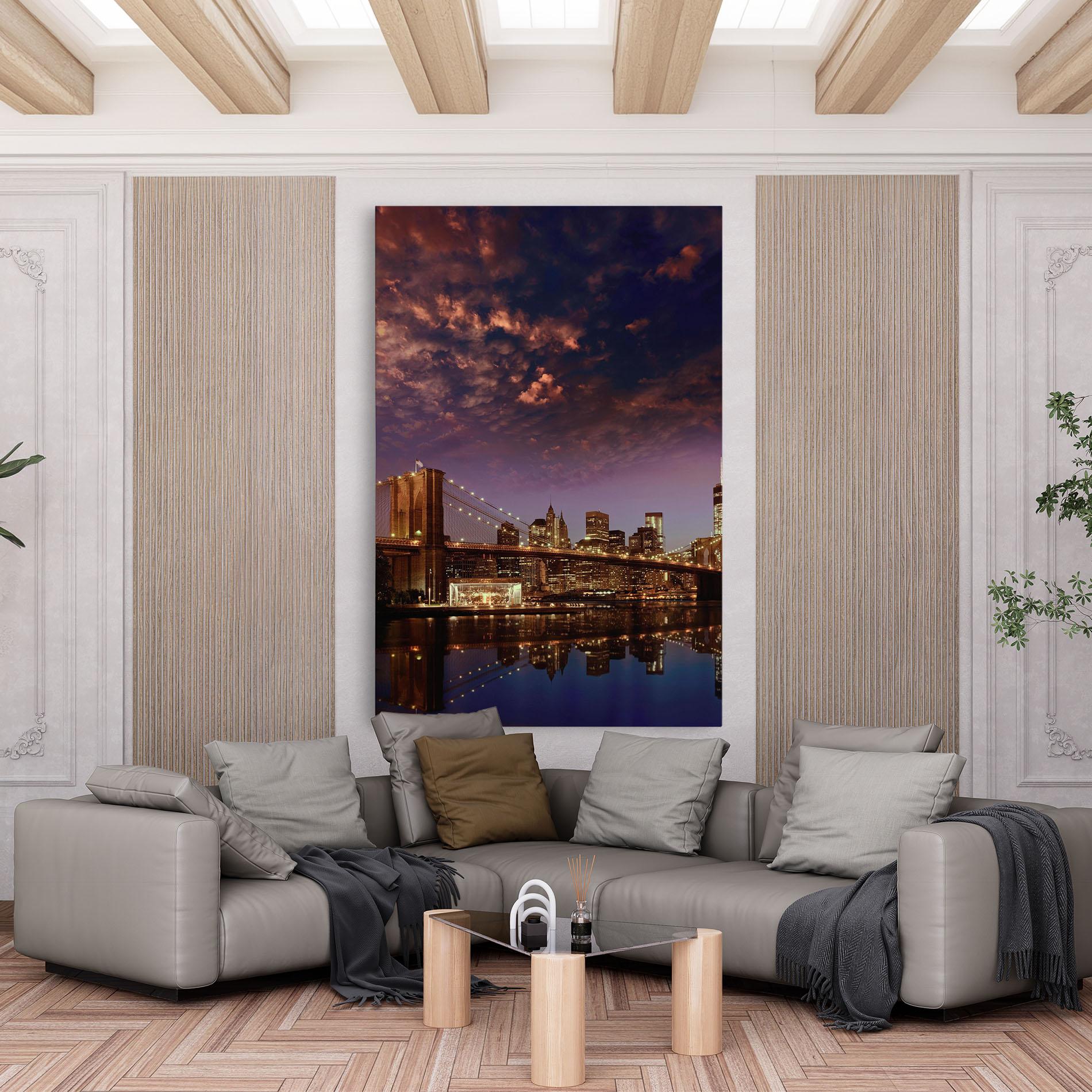 Leinwandbild Sunset New York mockup 6