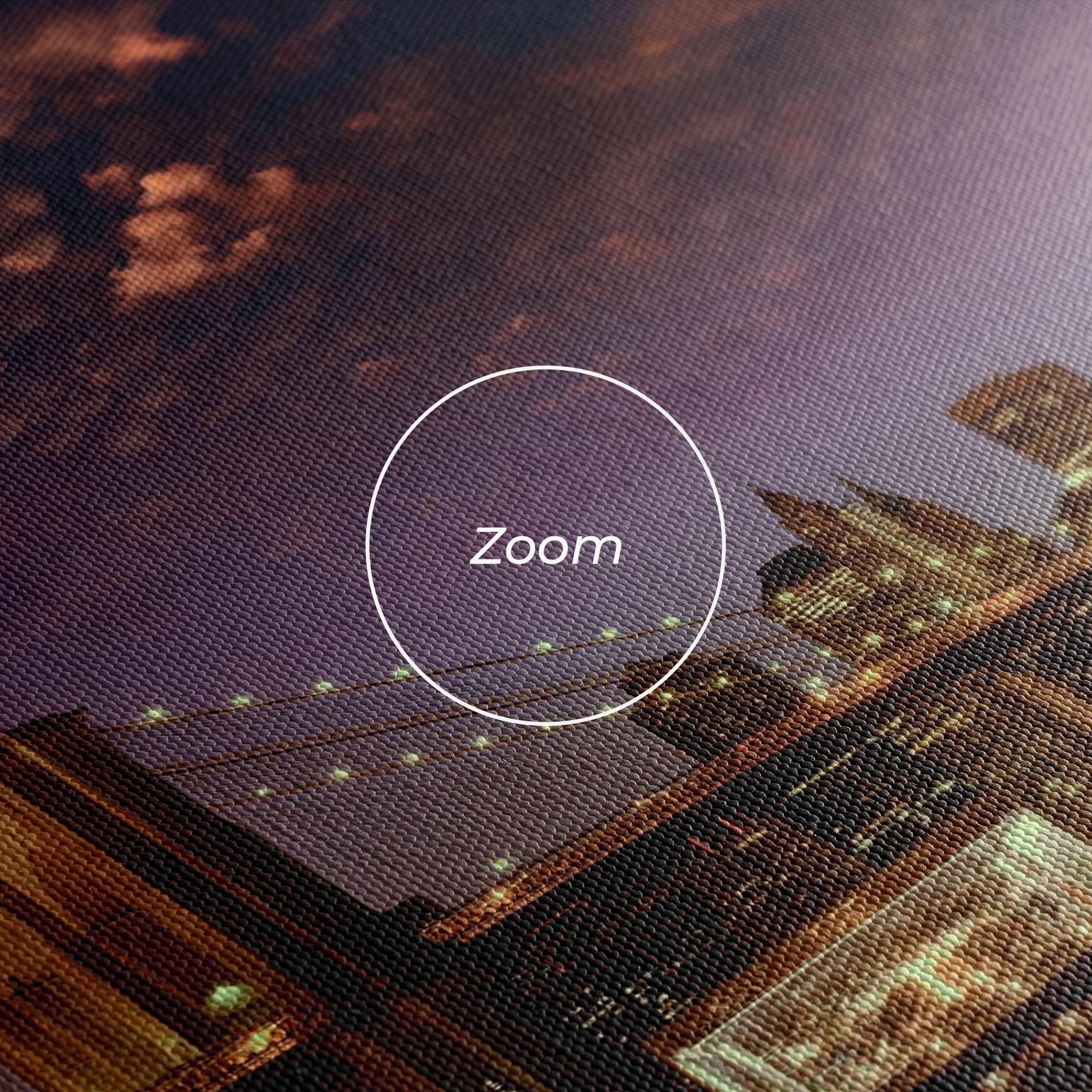 Leinwandbild Sunset New York mockup 3