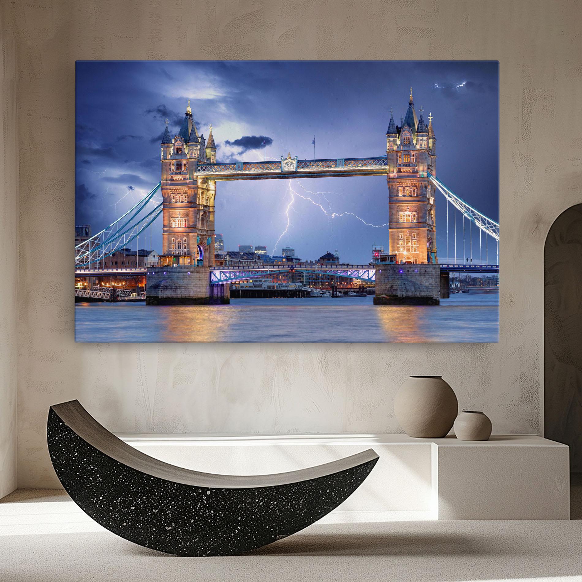 Leinwandbild London Tower Bridge mockup 8