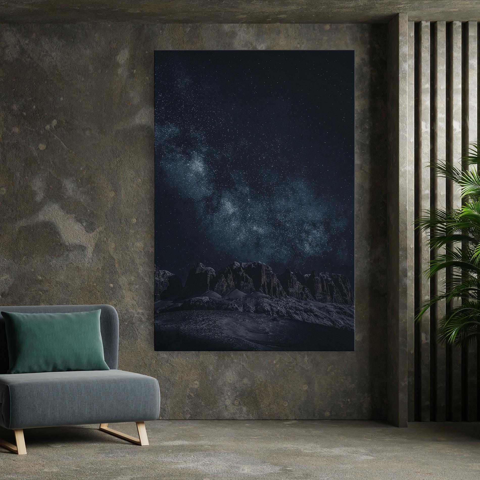 Leinwandbild Galactic Sky mockup 7