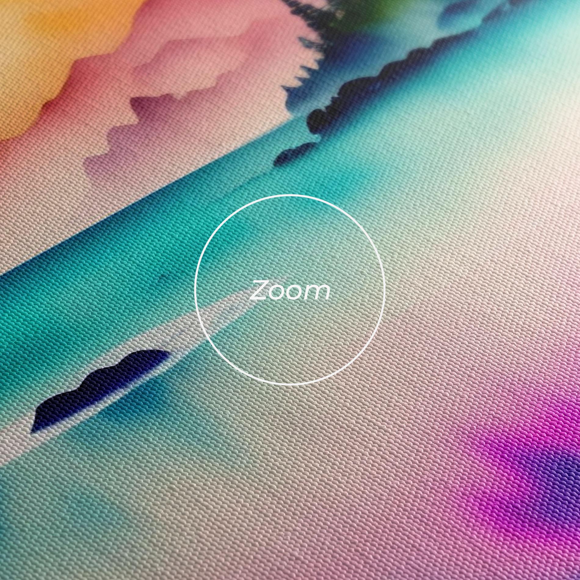 Leinwandbild Lake Painting mockup 3