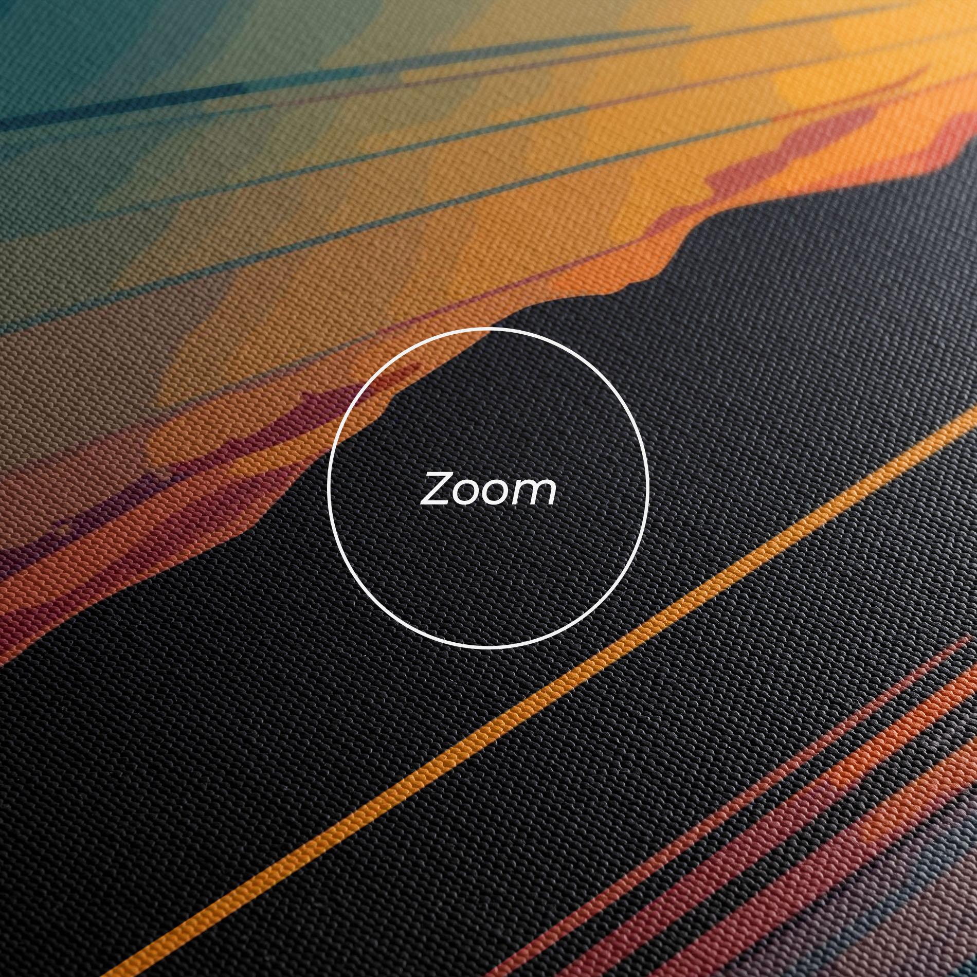 Leinwandbild Sunset Art Lake mockup 3