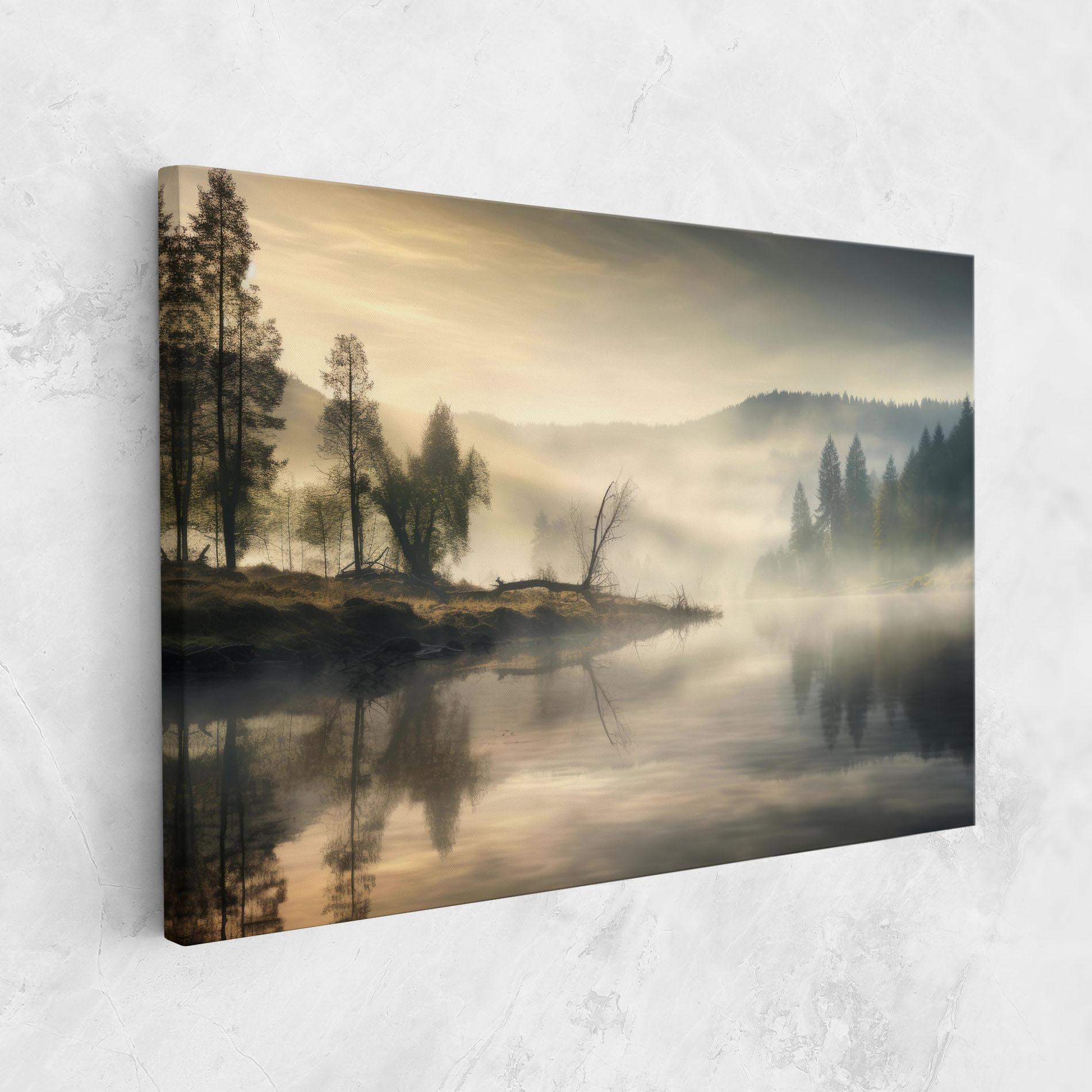 Leinwandbild Foggy Morning mockup 1