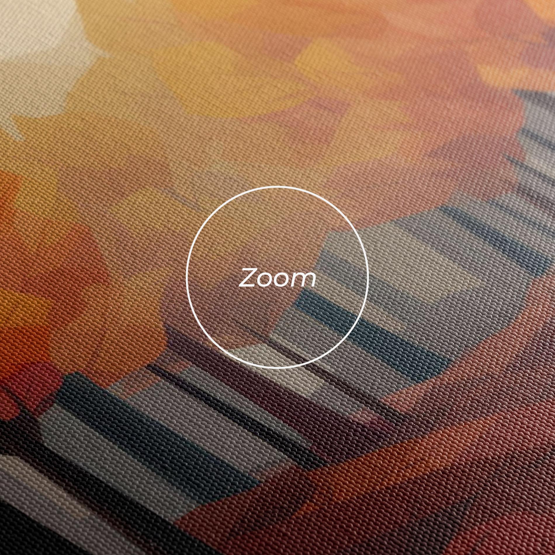 Leinwandbild Autumn Forest View mockup 3