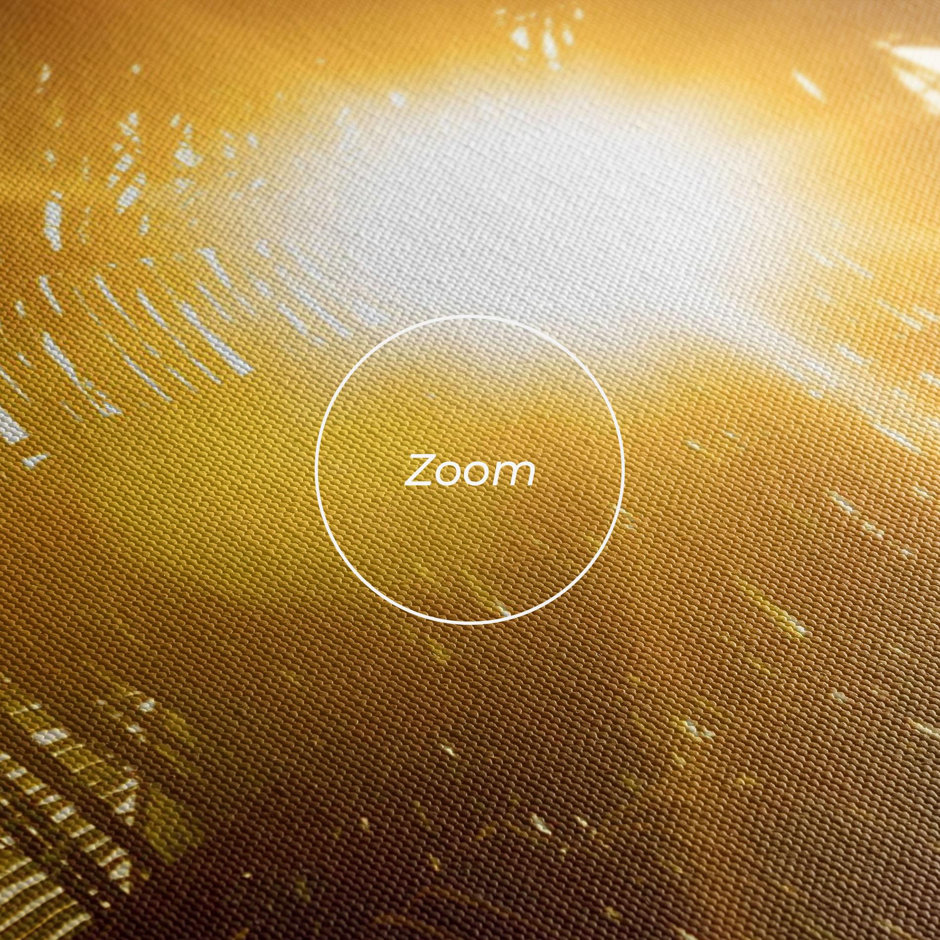 Leinwandbild Palm Trees Sun mockup 3