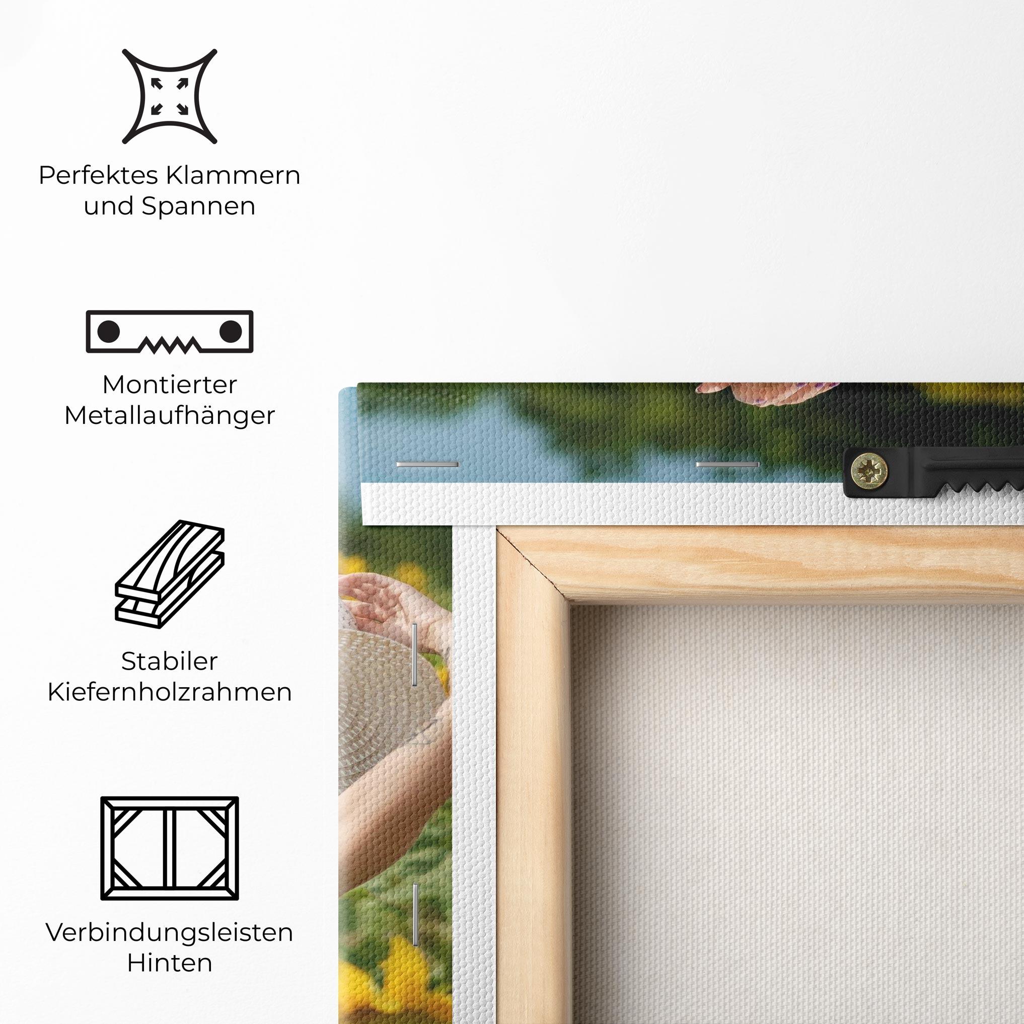 Leinwandbild Model Posing mockup 5
