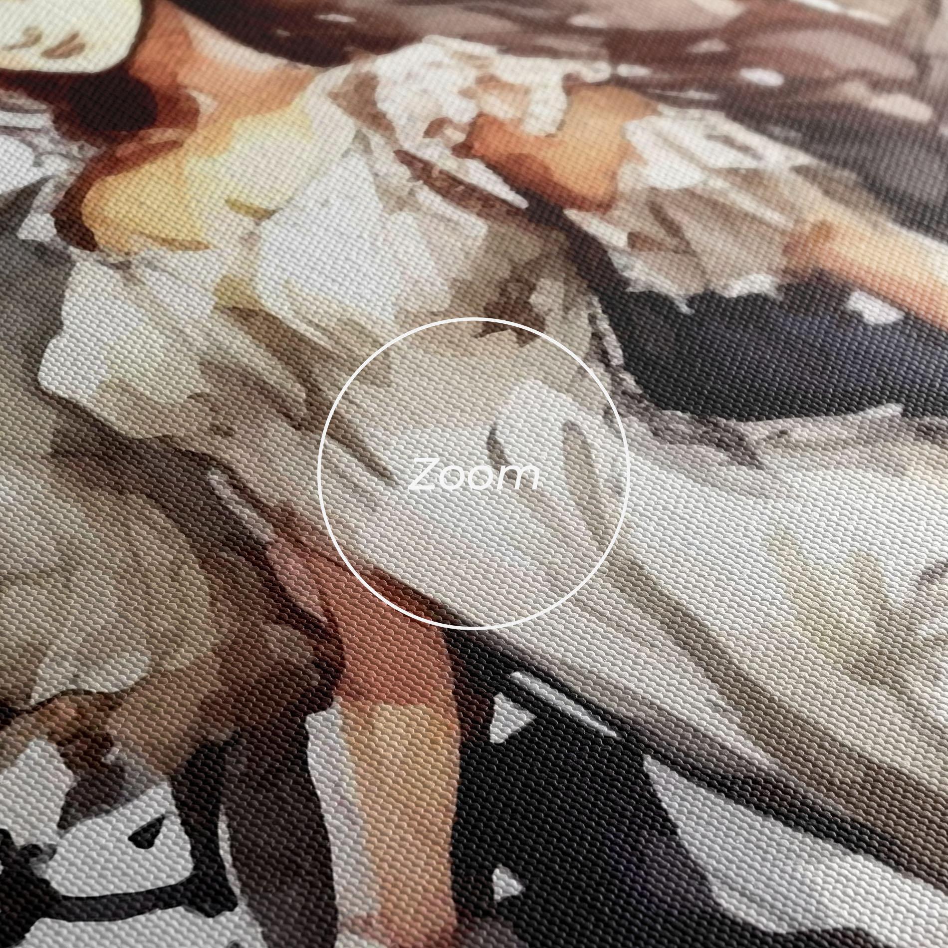 Leinwandbild Angel Lady mockup 3