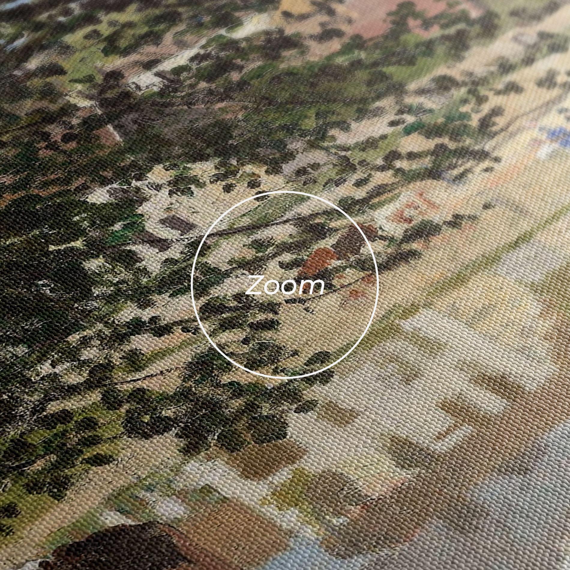 Leinwandbild On The Bank Of The Seine mockup 3