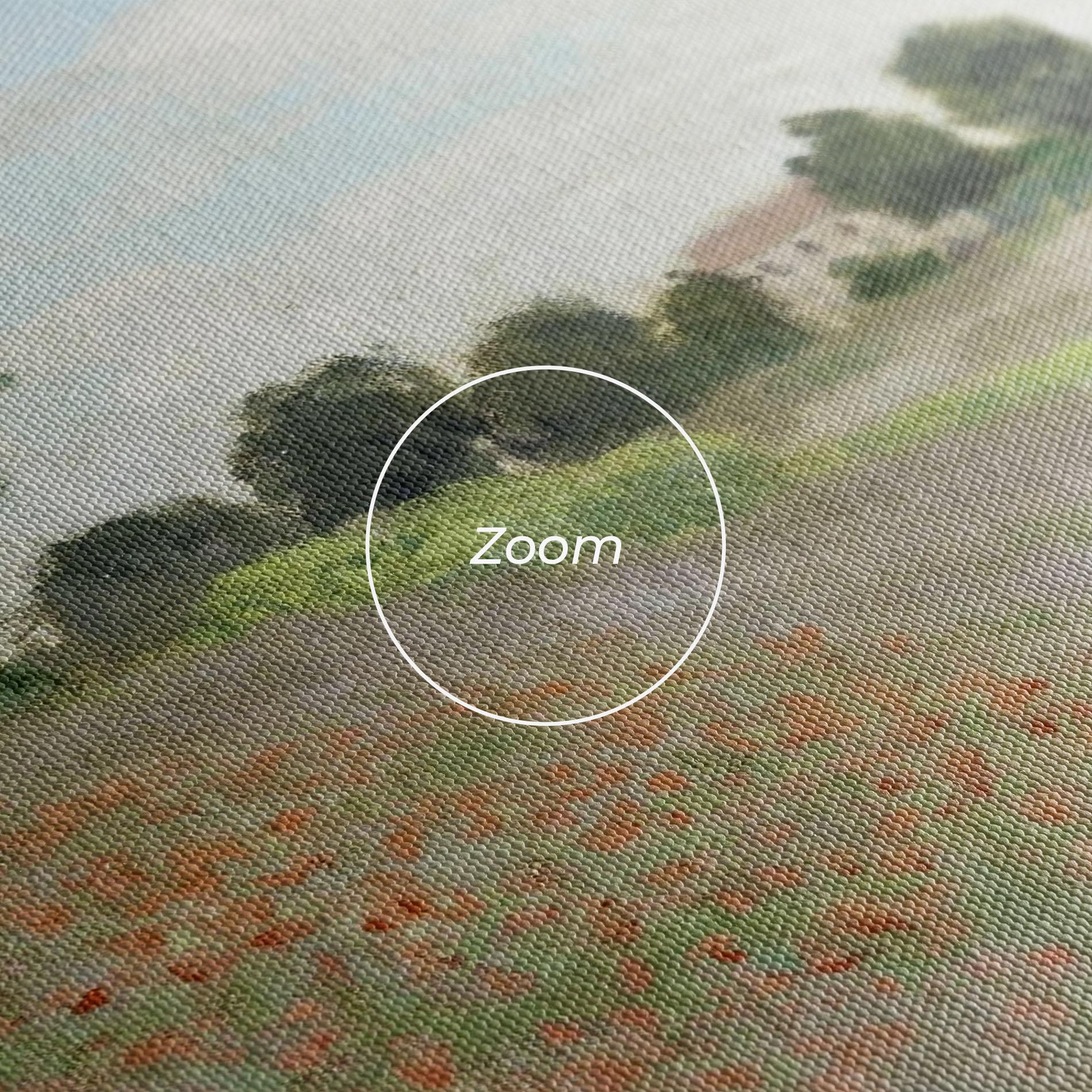 Leinwandbild Poppy Field Near Argenteuil mockup 3