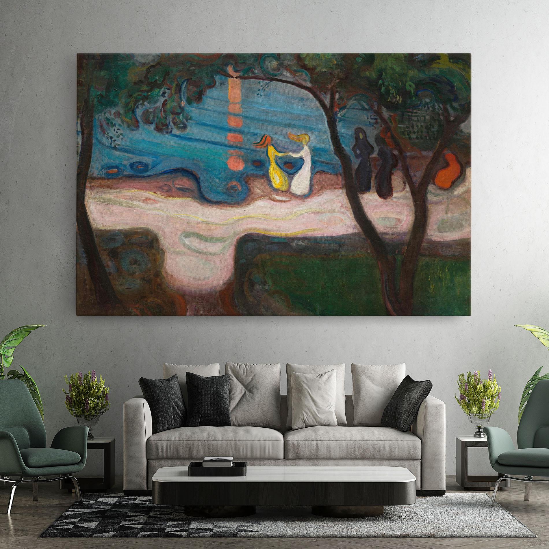 Leinwandbild Dance On The Beach mockup 7