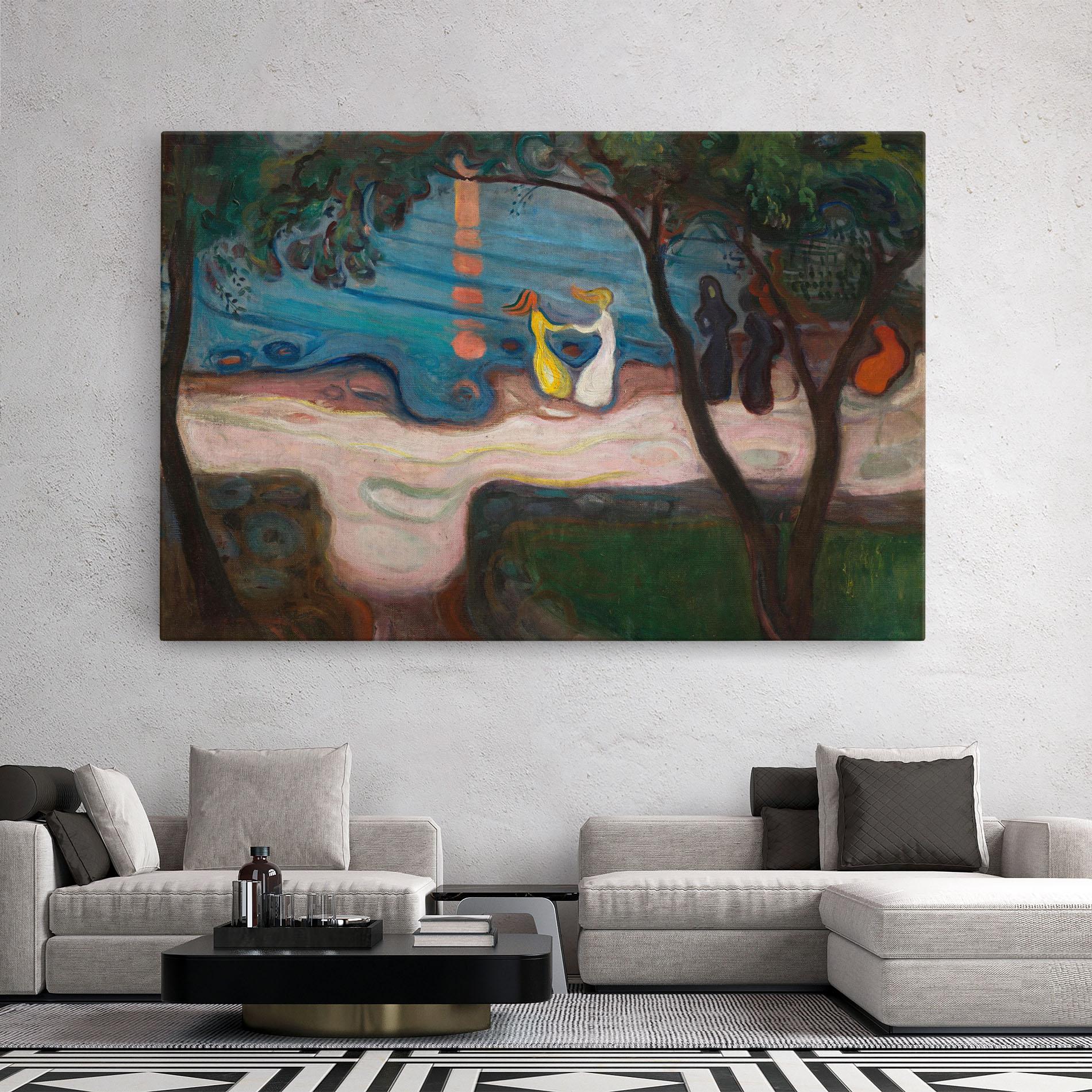 Leinwandbild Dance On The Beach mockup 2