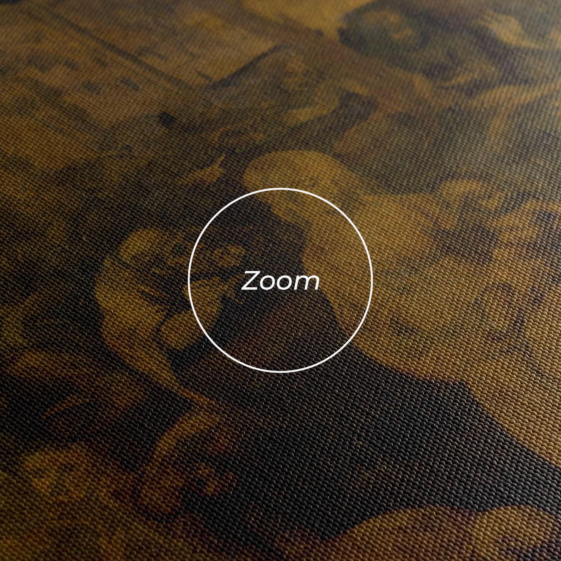 Leinwandbild Leonardo Da Vinci Adorazione Dei Magi mockup 3