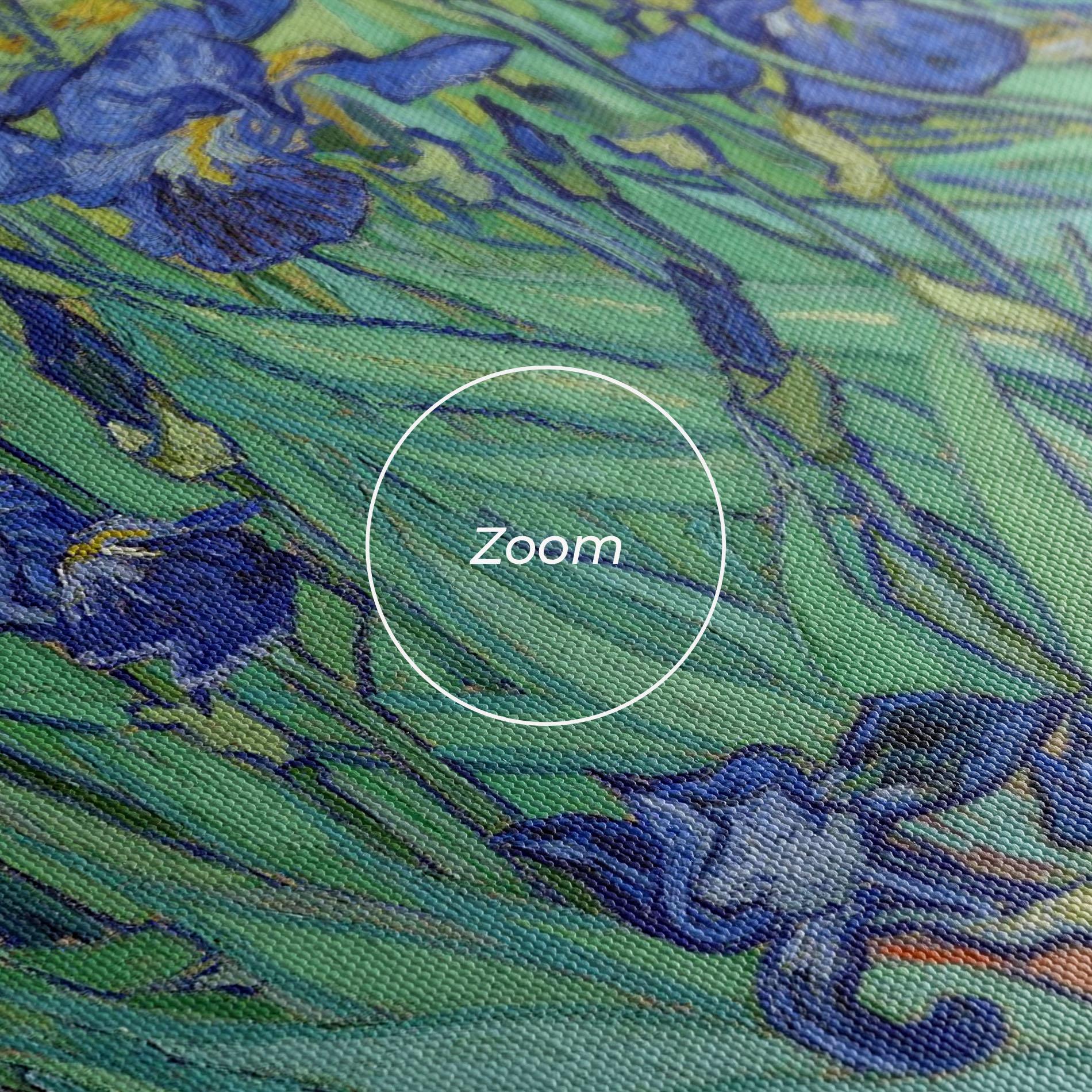Leinwandbild Irises Van Gogh mockup 3