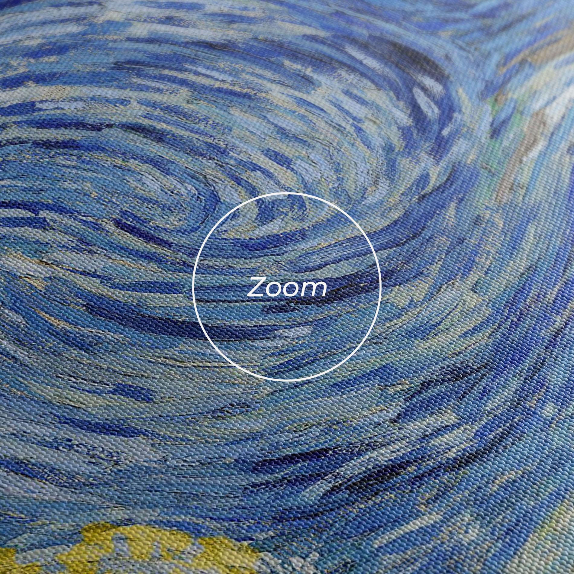 Leinwandbild Van Gogh Starry Night mockup 3