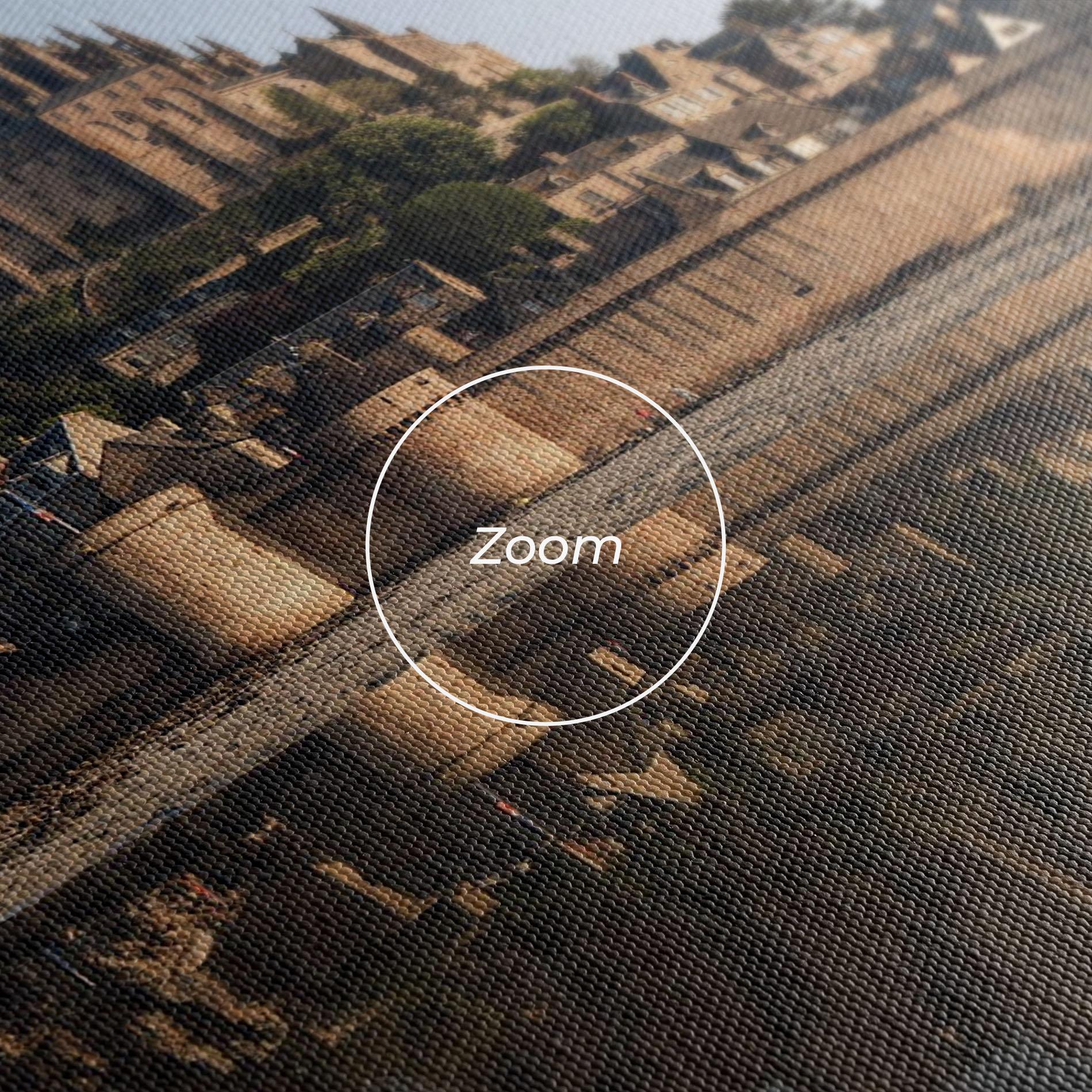 Leinwandbild Castle Reflection mockup 3