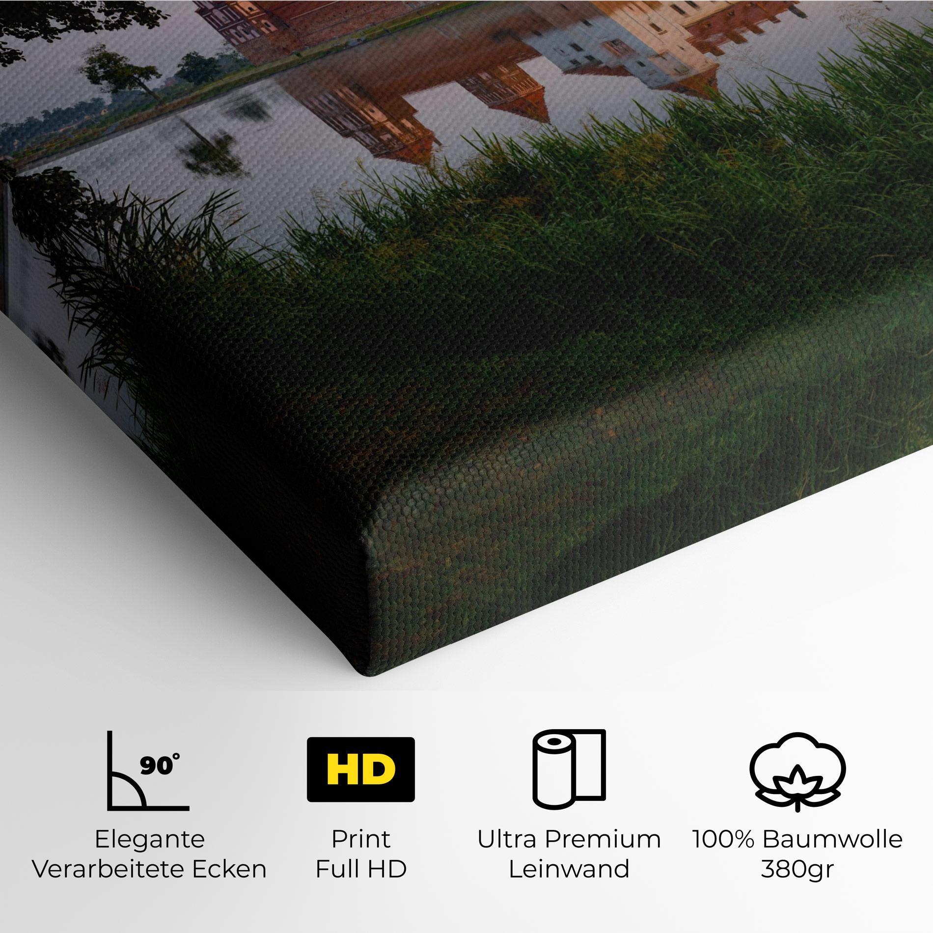 Leinwandbild Ancient Castle Morning mockup 4