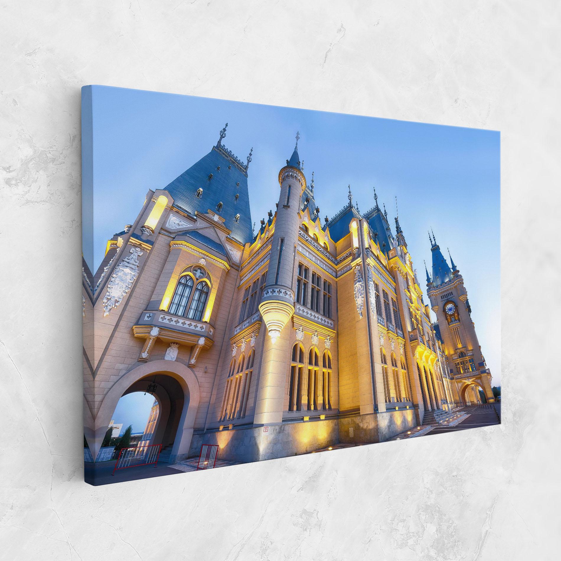 Leinwandbild Palace Culture Romania mockup 1