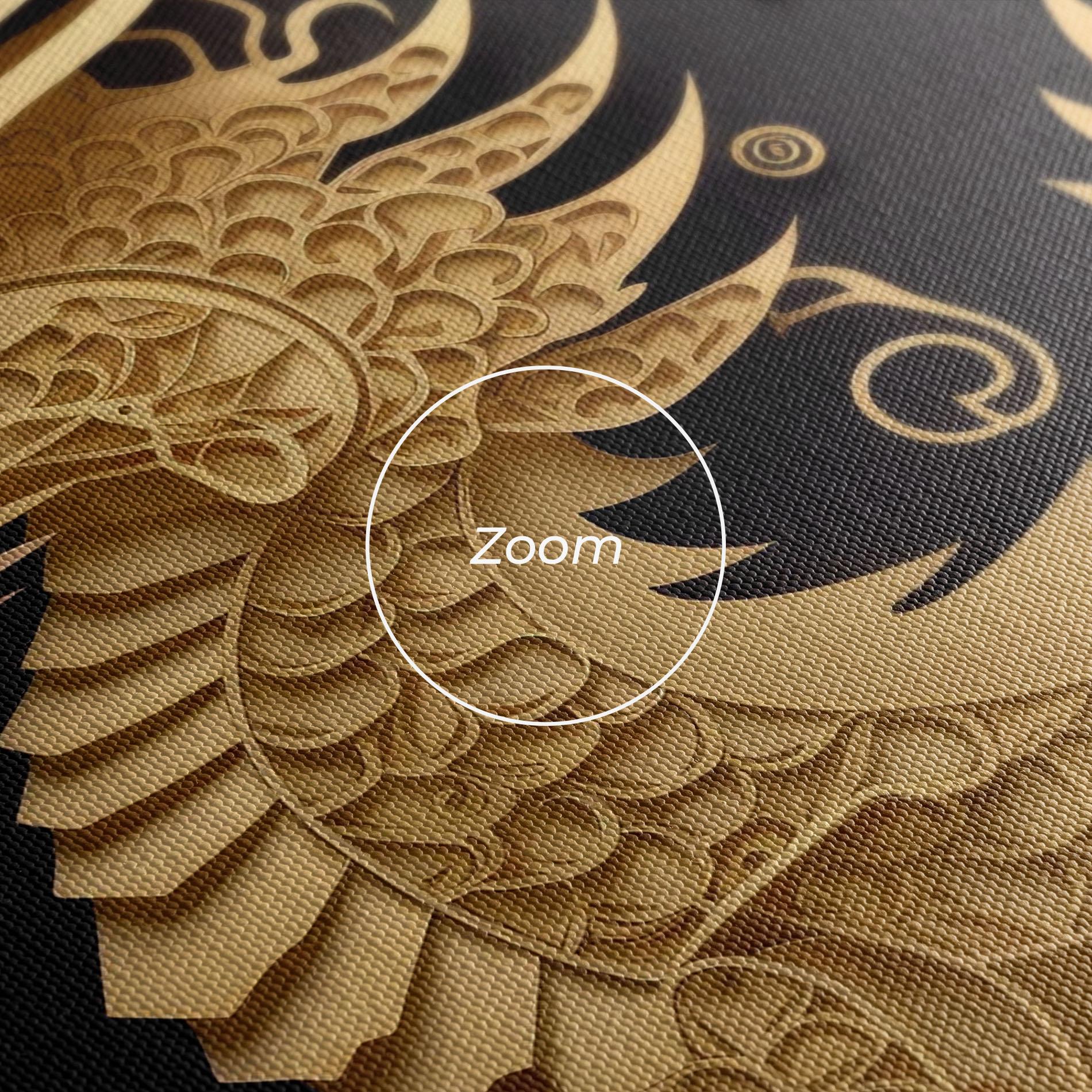 Leinwandbild Dragon Zodiac Sign mockup 3