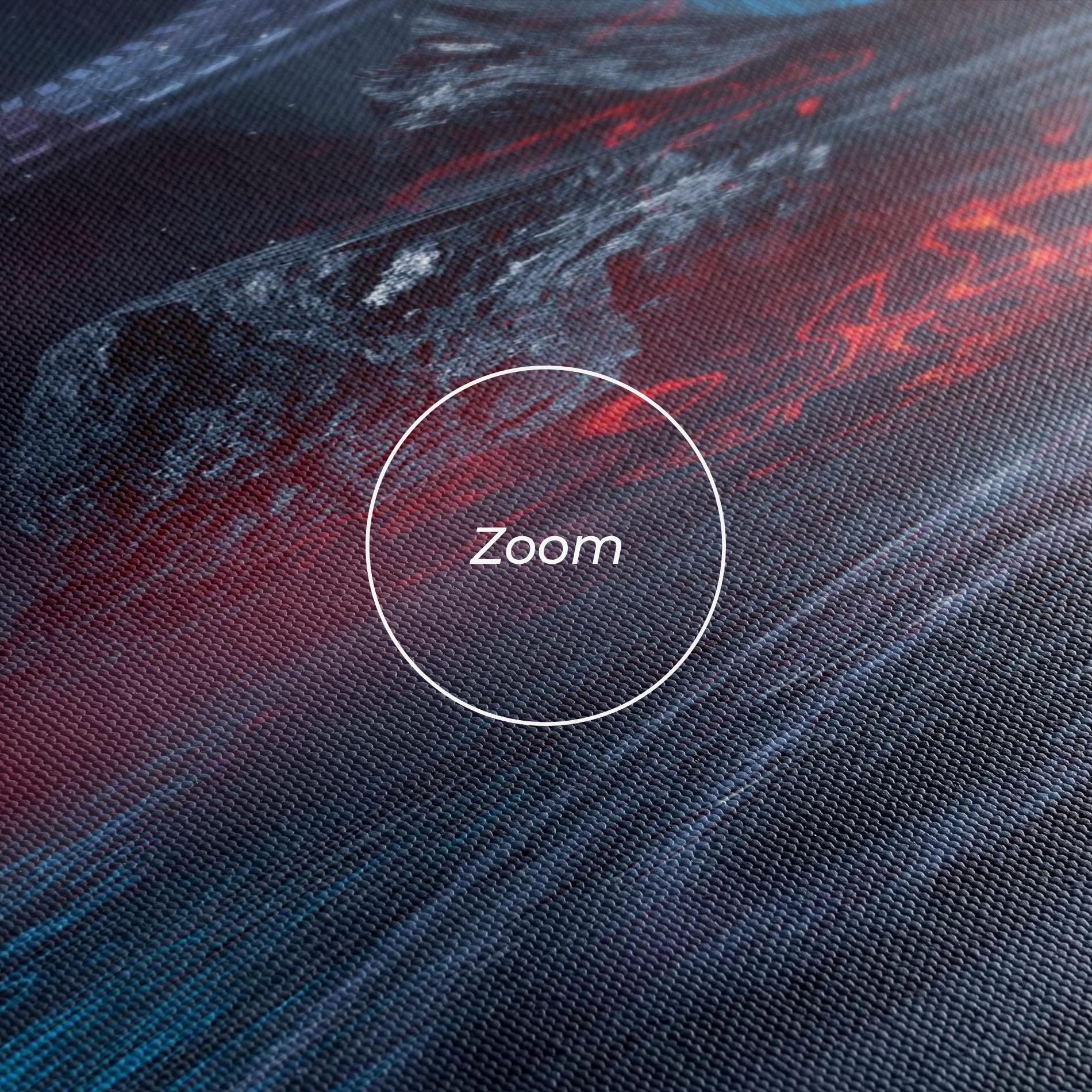 Leinwandbild Neon Space Galaxy mockup 3