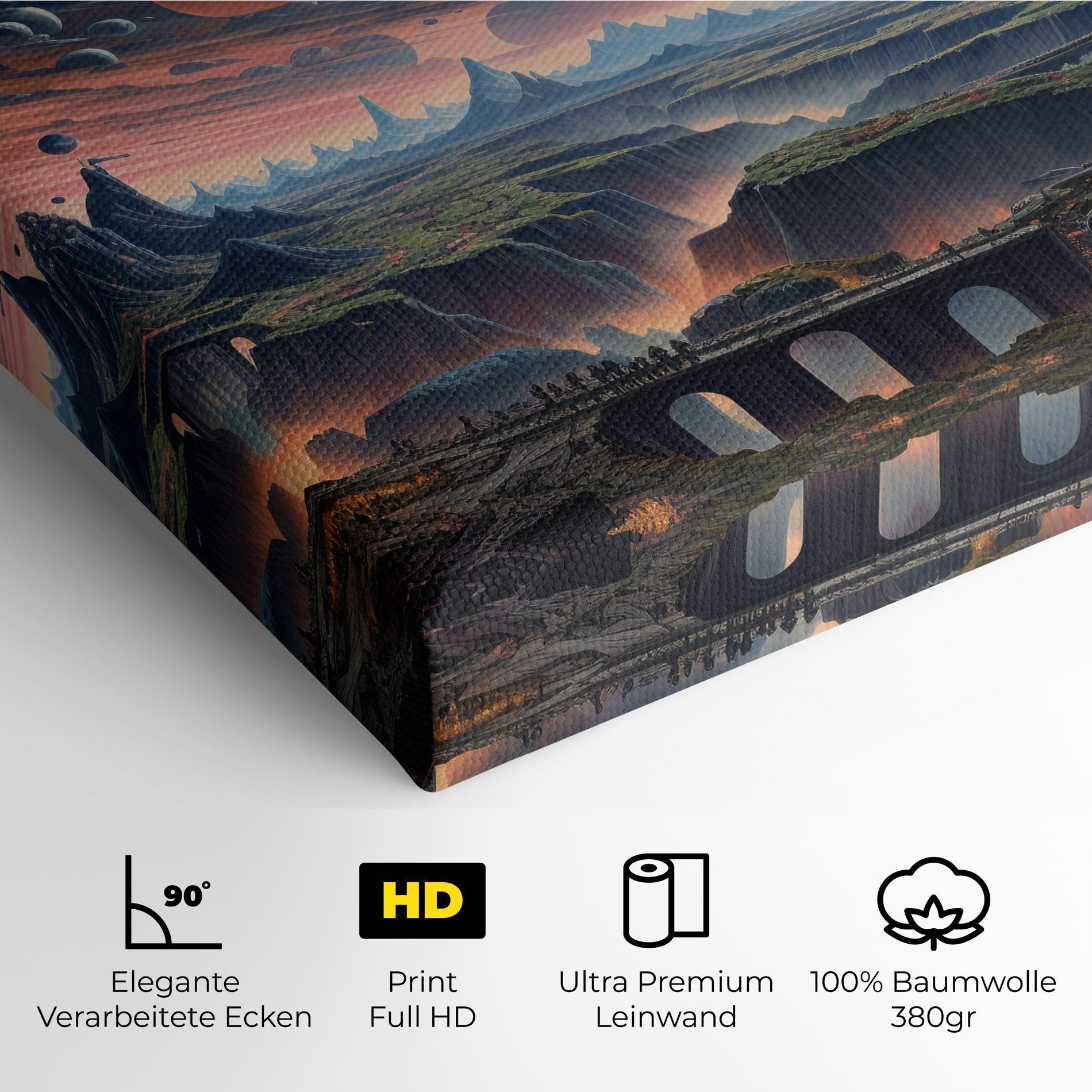 Leinwandbild Celestial Chronicler mockup 4