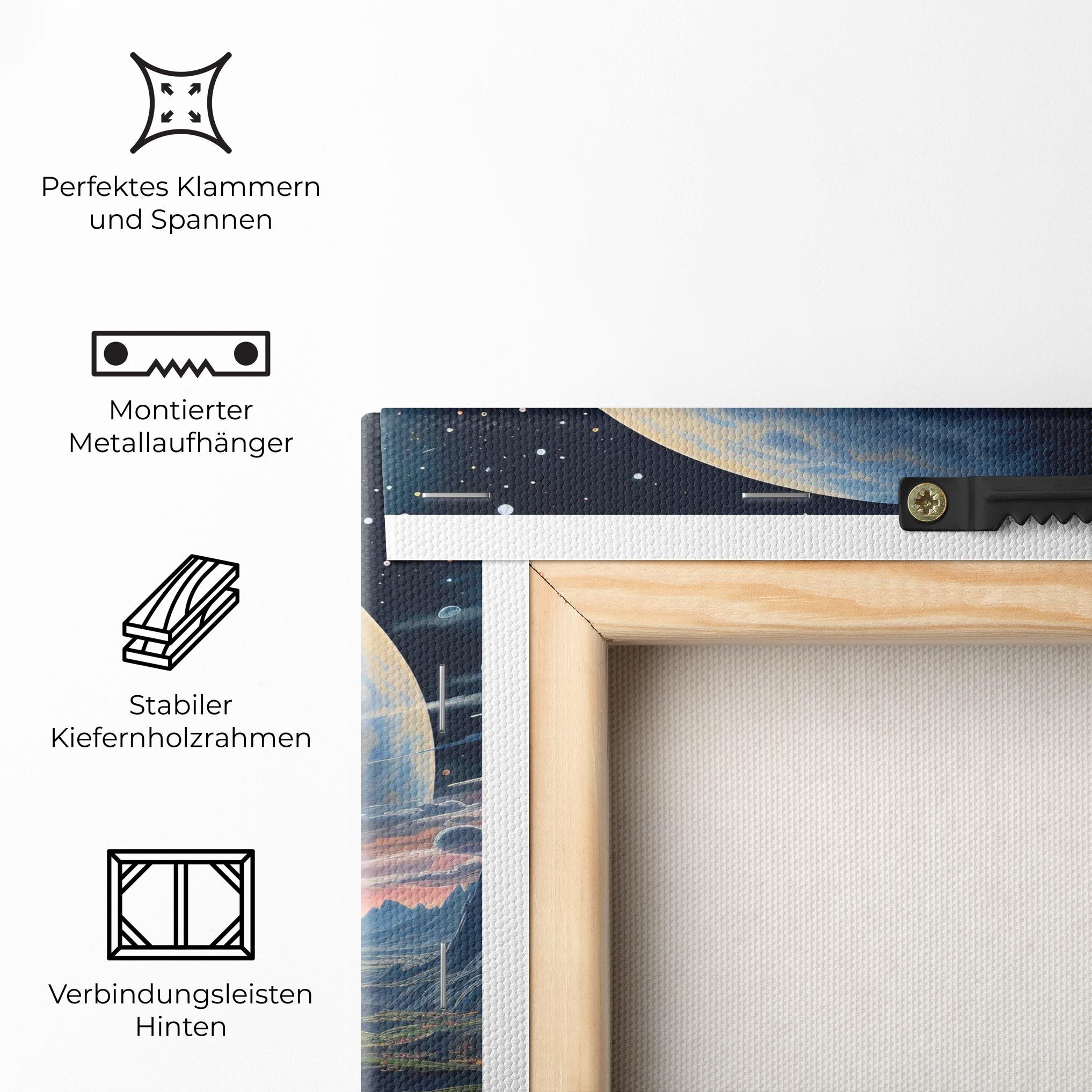 Leinwandbild Celestial Chronicler mockup 5