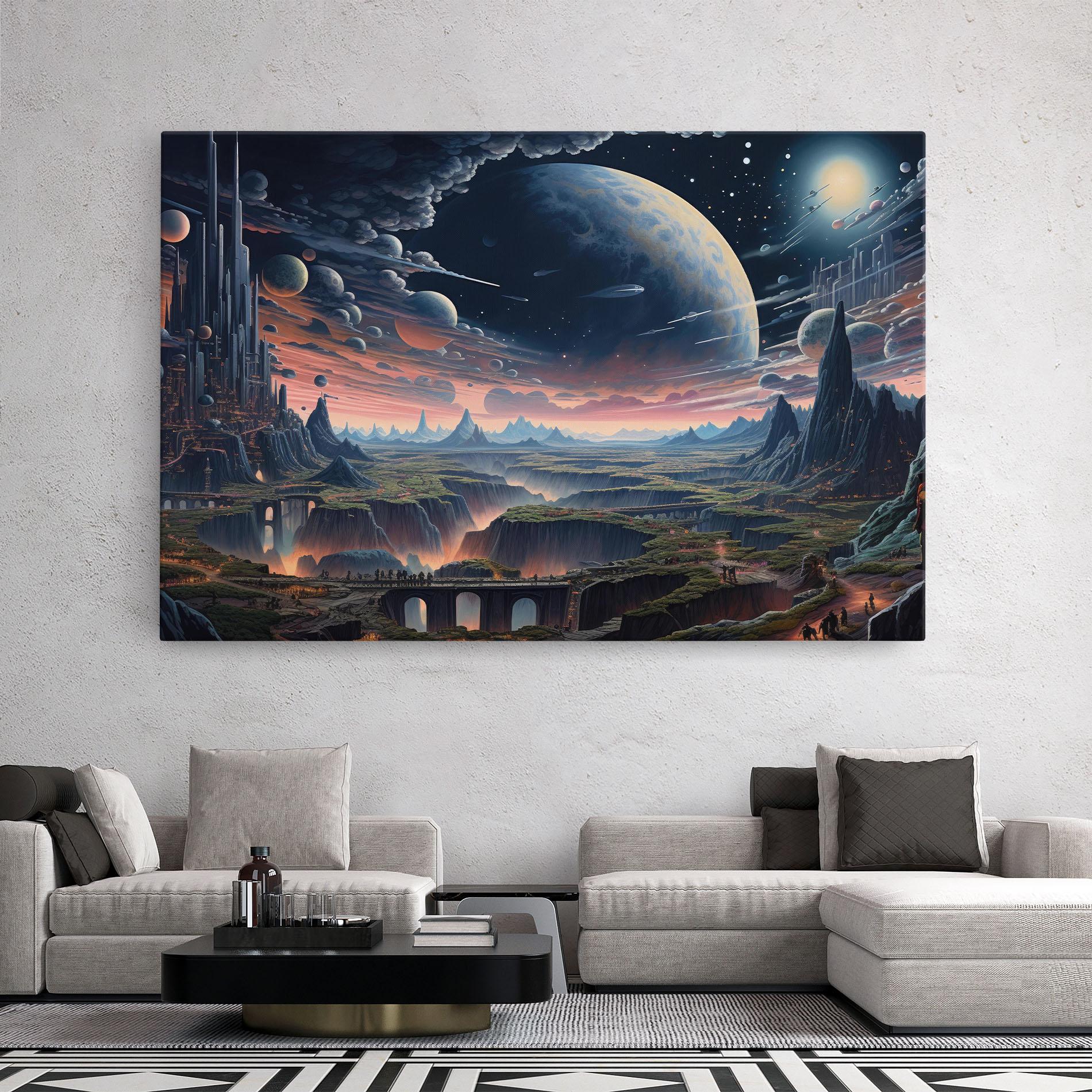 Leinwandbild Celestial Chronicler mockup 2