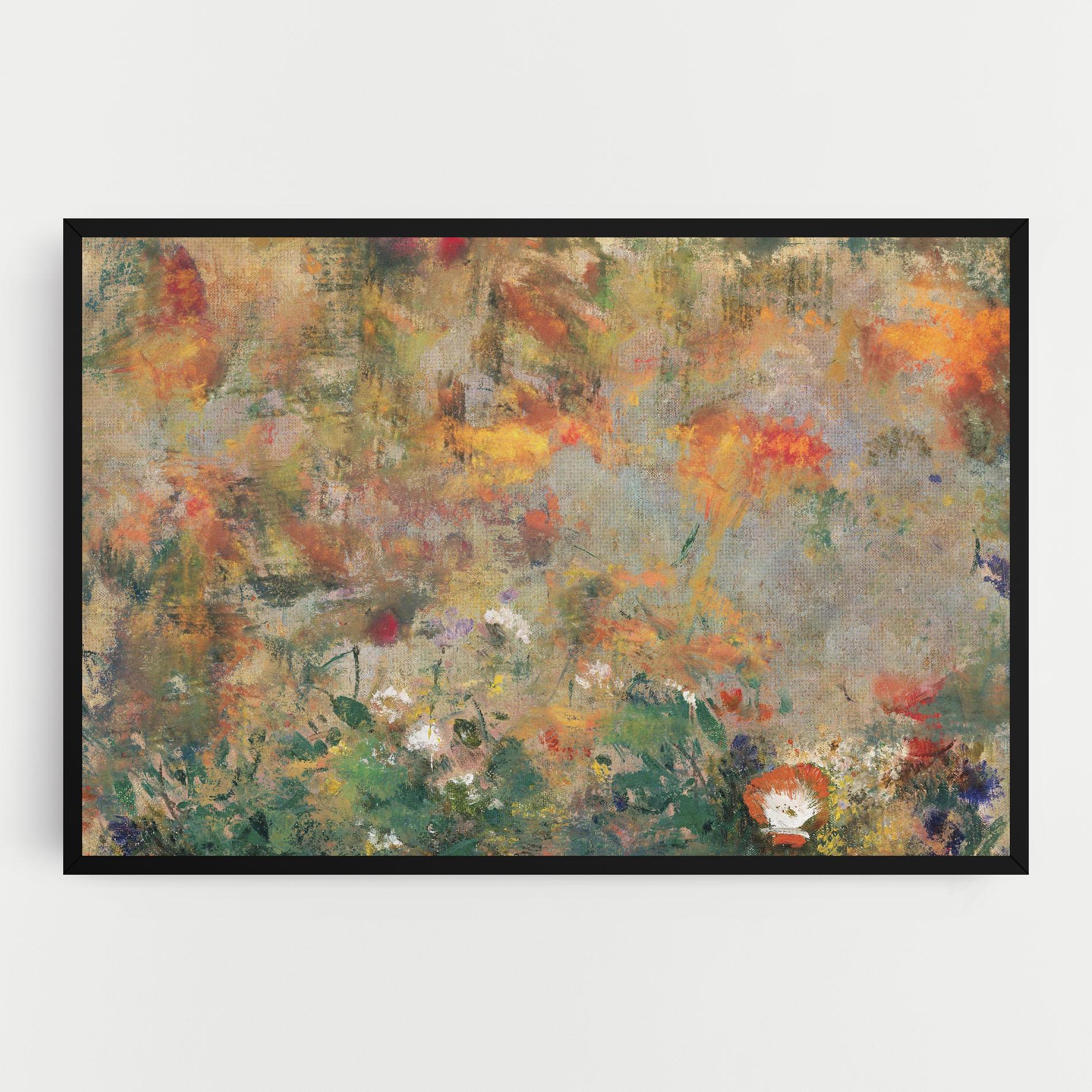 Leinwandbild Abstract Flowers mockup 0